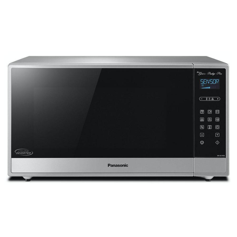 Panasonic - 1.6 cu. Ft Counter top Microwave in Stainless - NNSE795S