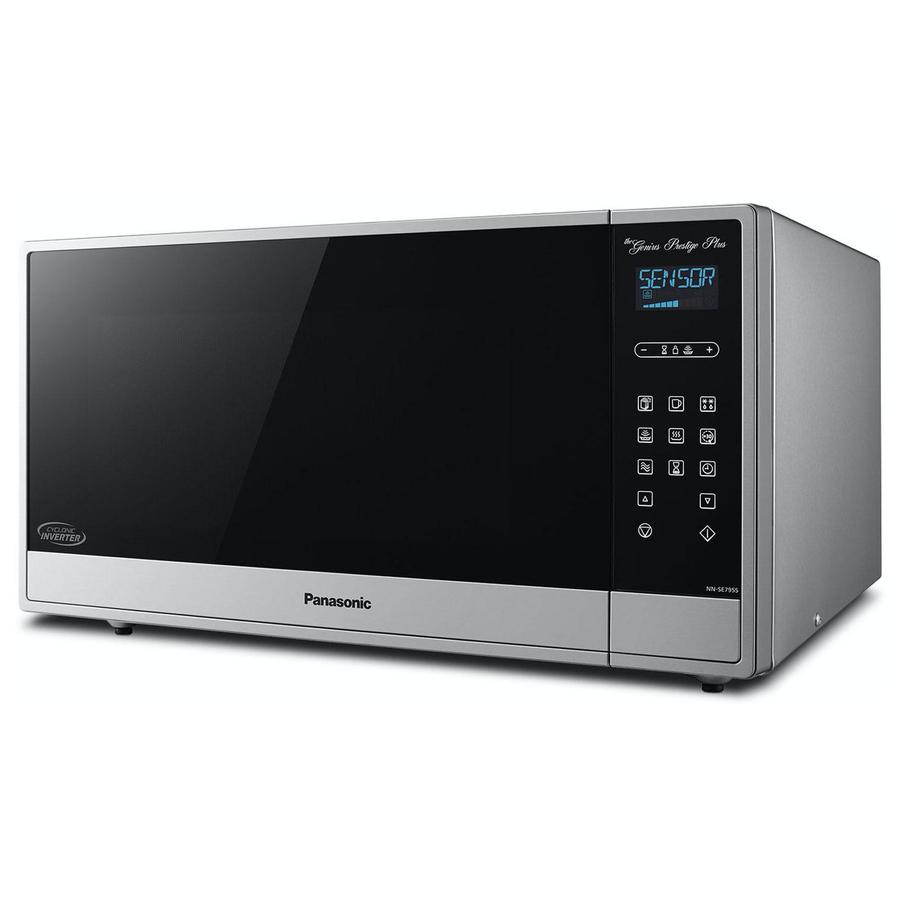 Panasonic - 1.6 cu. Ft Counter top Microwave in Stainless - NNSE795S
