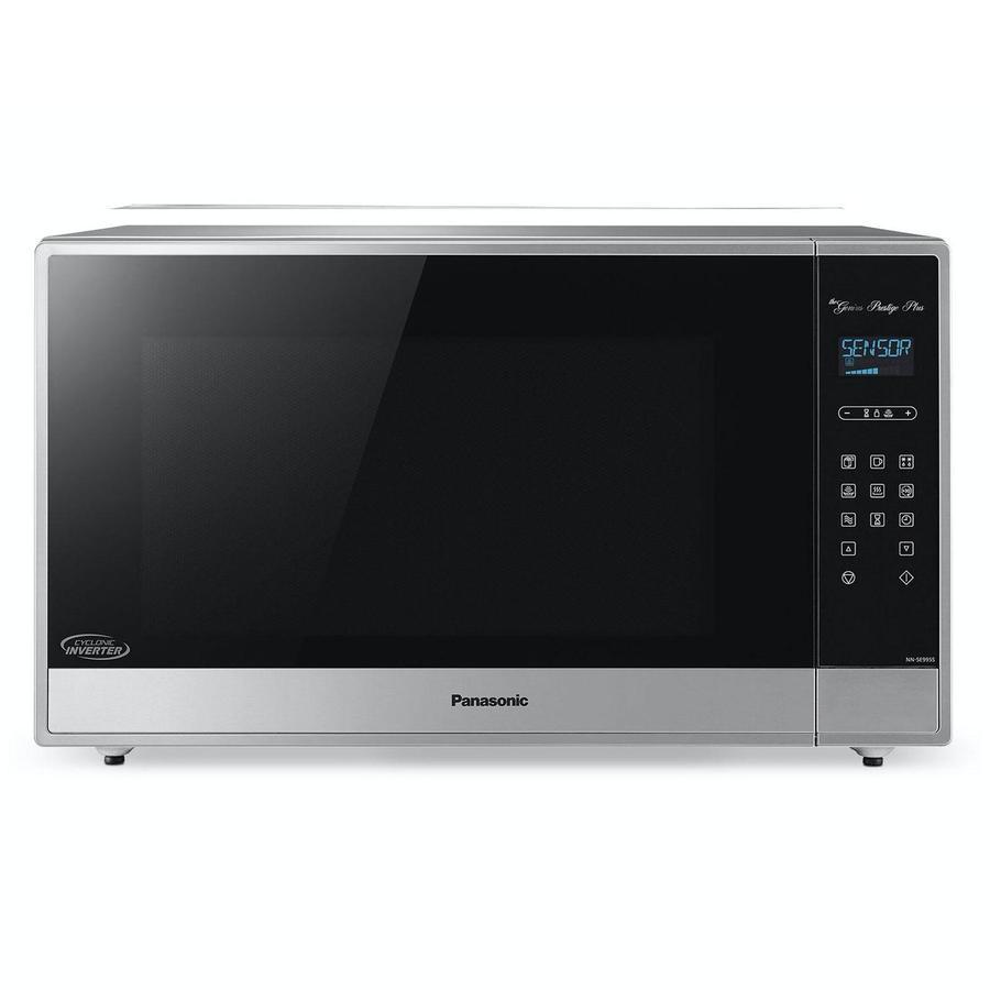 Panasonic - 2.2 cu. Ft Counter top Microwave in Stainless - NNSE995S