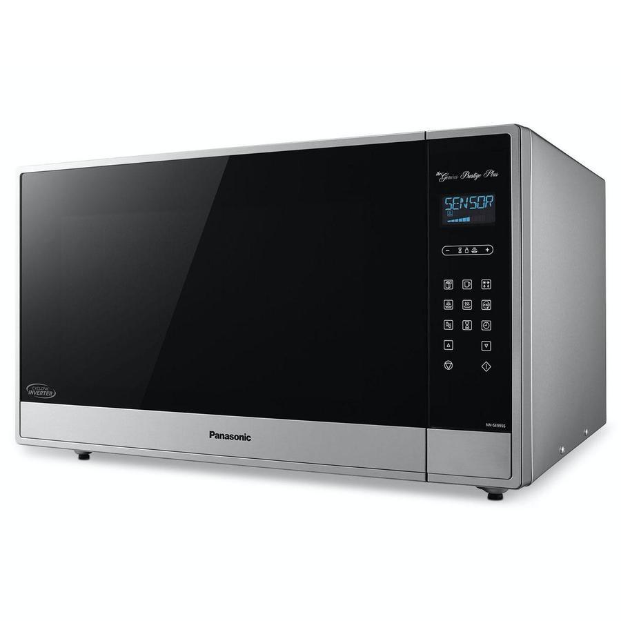 Panasonic - 2.2 cu. Ft Counter top Microwave in Stainless - NNSE995S