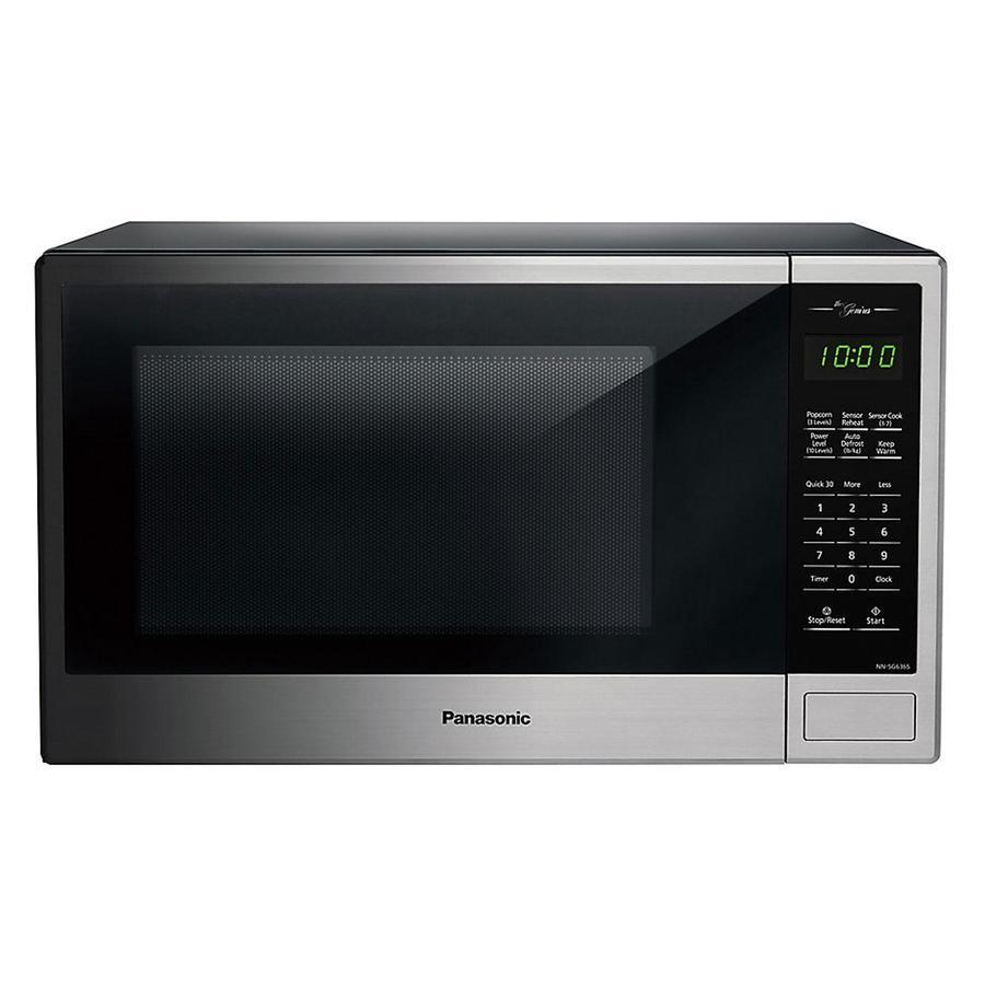 Panasonic - 1.3 cu. Ft Counter top Microwave in Stainless - NNSG636S