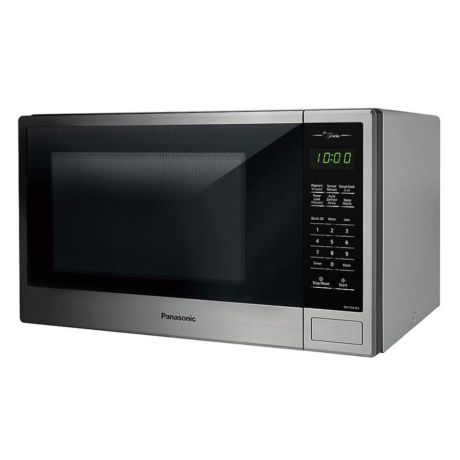 Panasonic - 1.3 cu. Ft Counter top Microwave in Stainless - NNSG636S