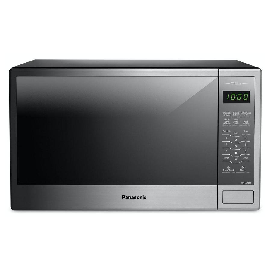 Panasonic - 1.3 cu. Ft Counter top Microwave in Stainless - NNSG656S
