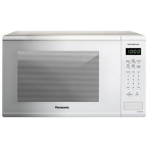 Panasonic - 1.3 cu. Ft Counter top Microwave in White - NNSG656W