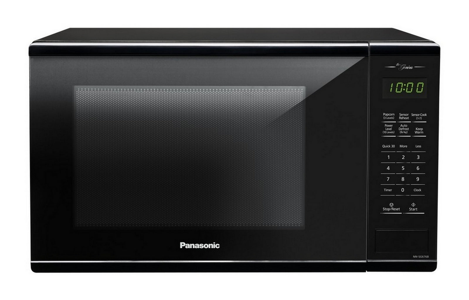 Panasonic - 1.3 cu. Ft Countertop Microwave in Black - NNSG676B