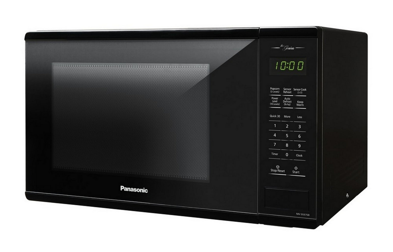 Panasonic - 1.3 cu. Ft Countertop Microwave in Black - NNSG676B