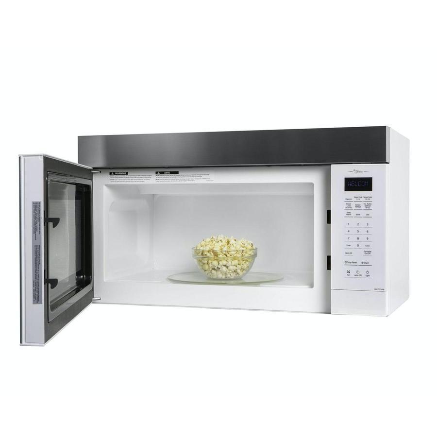 Panasonic - 2 cu. Ft Over the range Microwave in White - NNST27HW