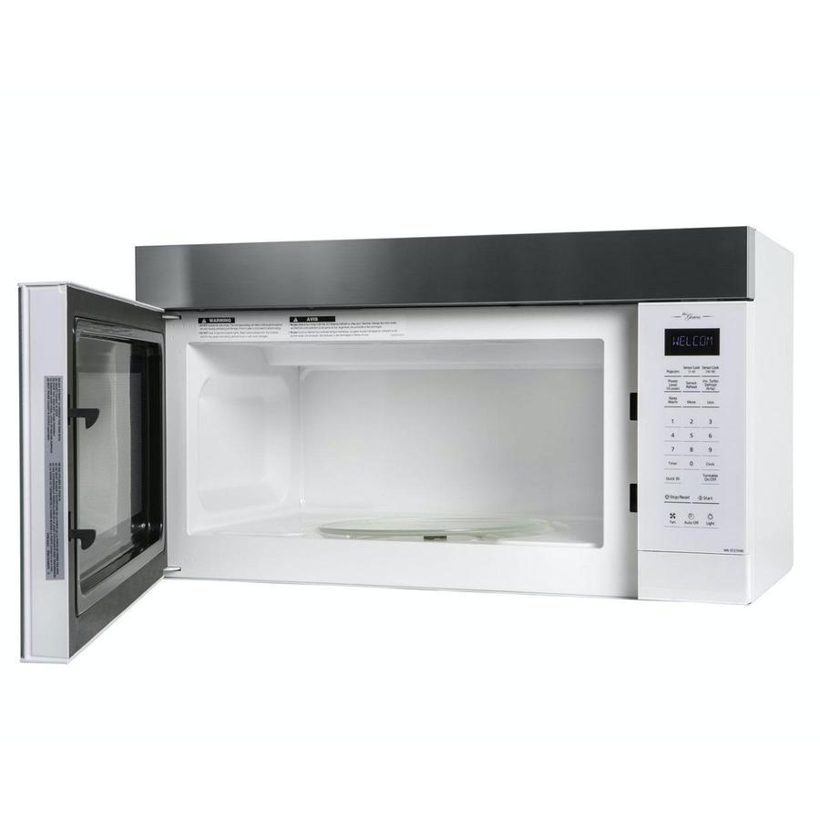 Panasonic - 2 cu. Ft Over the range Microwave in White - NNST27HW