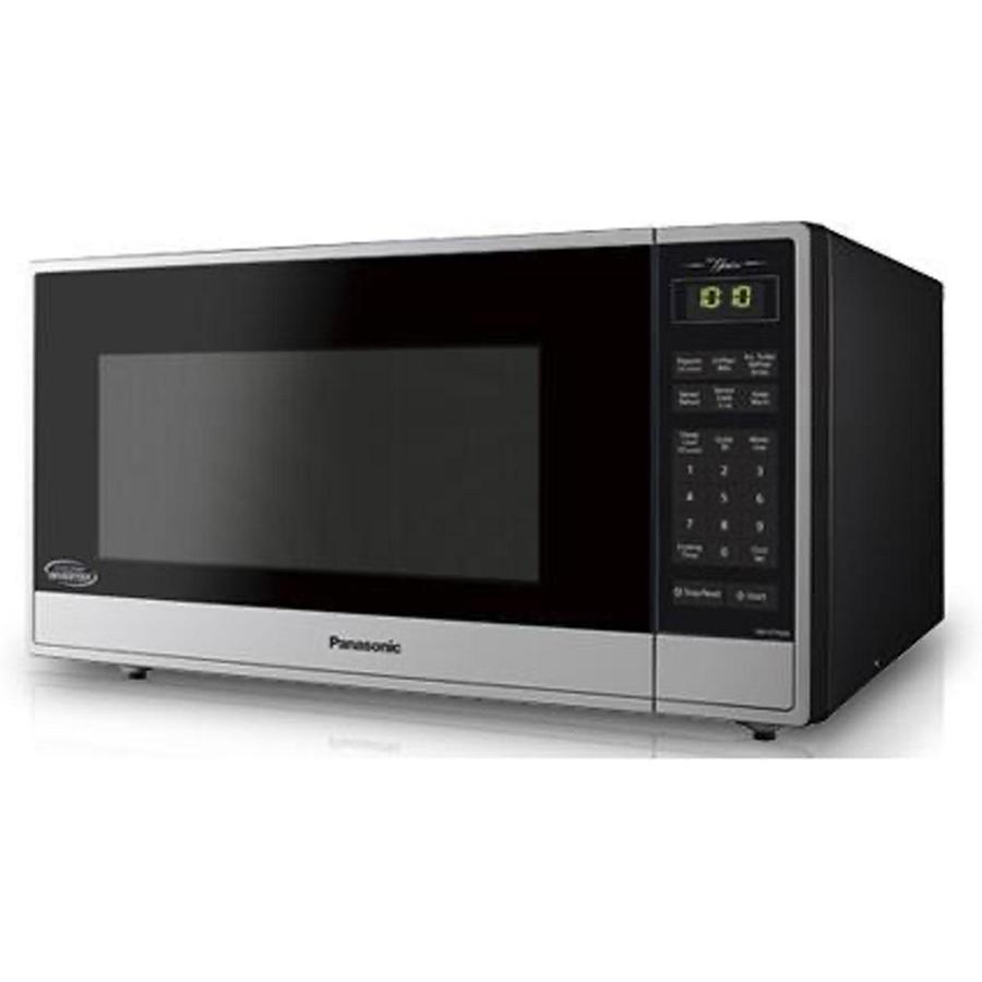 Panasonic - 1.6 cu. Ft Counter top Microwave in Stainless - NNST765S