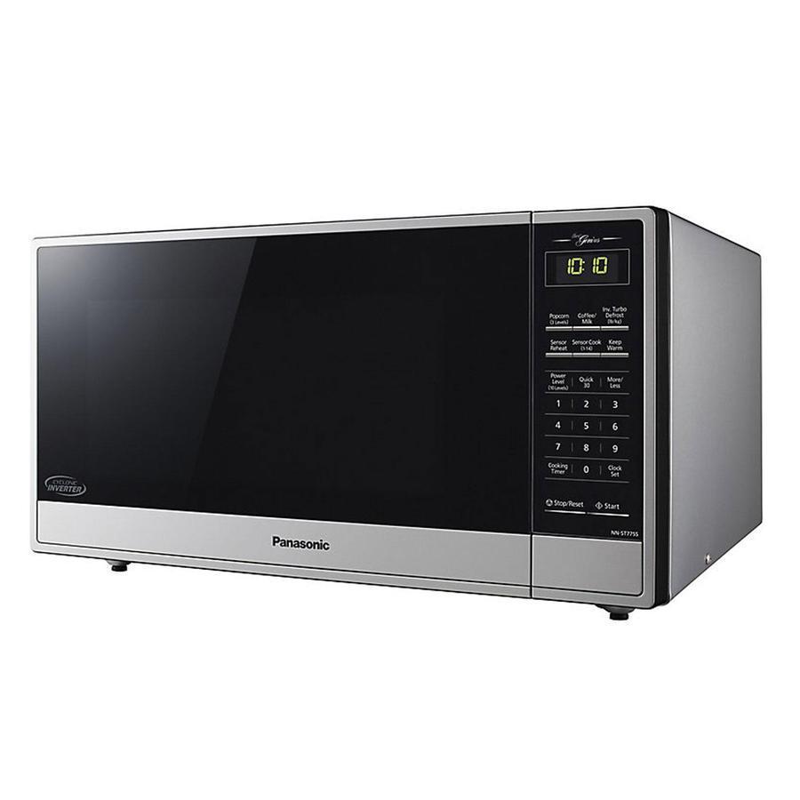 Panasonic - 1.6 cu. Ft Counter top Microwave in Stainless - NNST775S