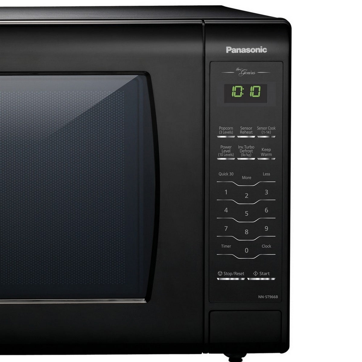 Panasonic - 2.2 cu. Ft Counter top Microwave in Black - NNST966B