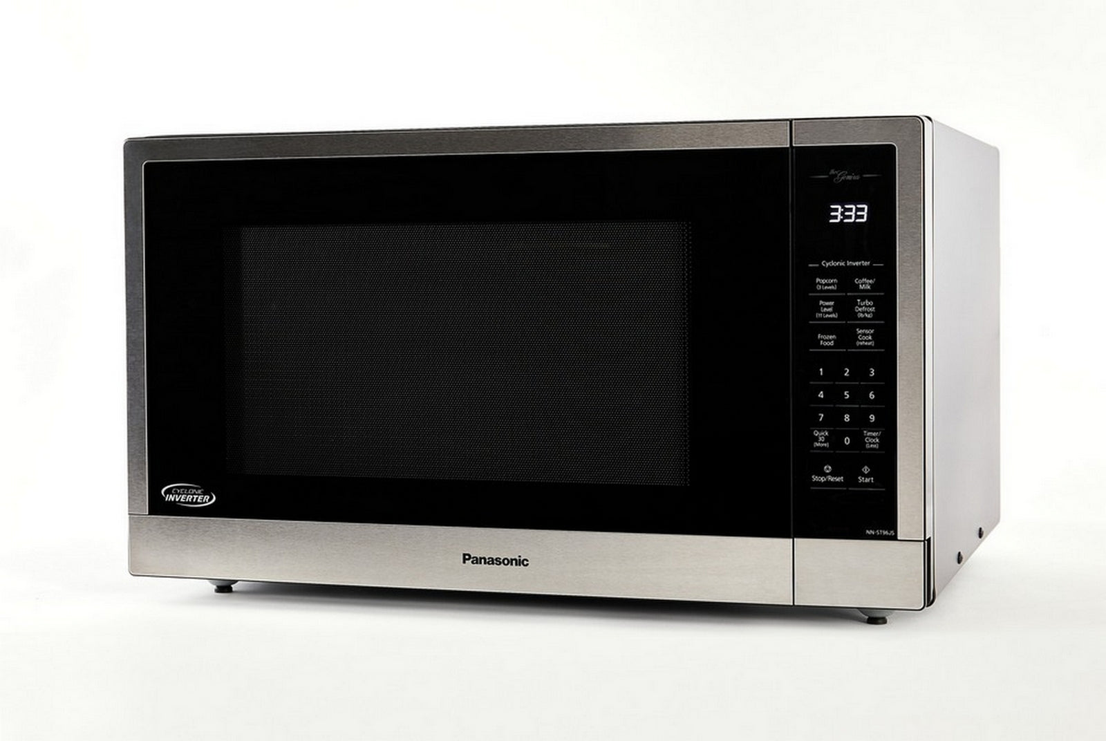 Panasonic - 2.2 cu. Ft Counter top Microwave in Stainless - NNST96JS