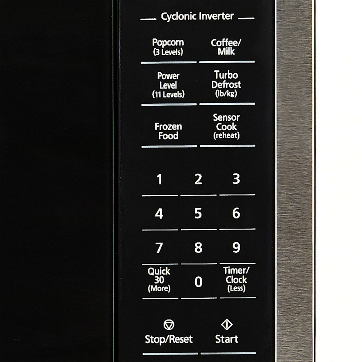 Panasonic - 2.2 cu. Ft Counter top Microwave in Stainless - NNST96JS