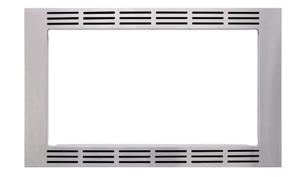 Panasonic - 30 Inch Build In Microwave Trim Kit for 2.2 cu. Ft. Microwaves in Stainless - NNTK932S