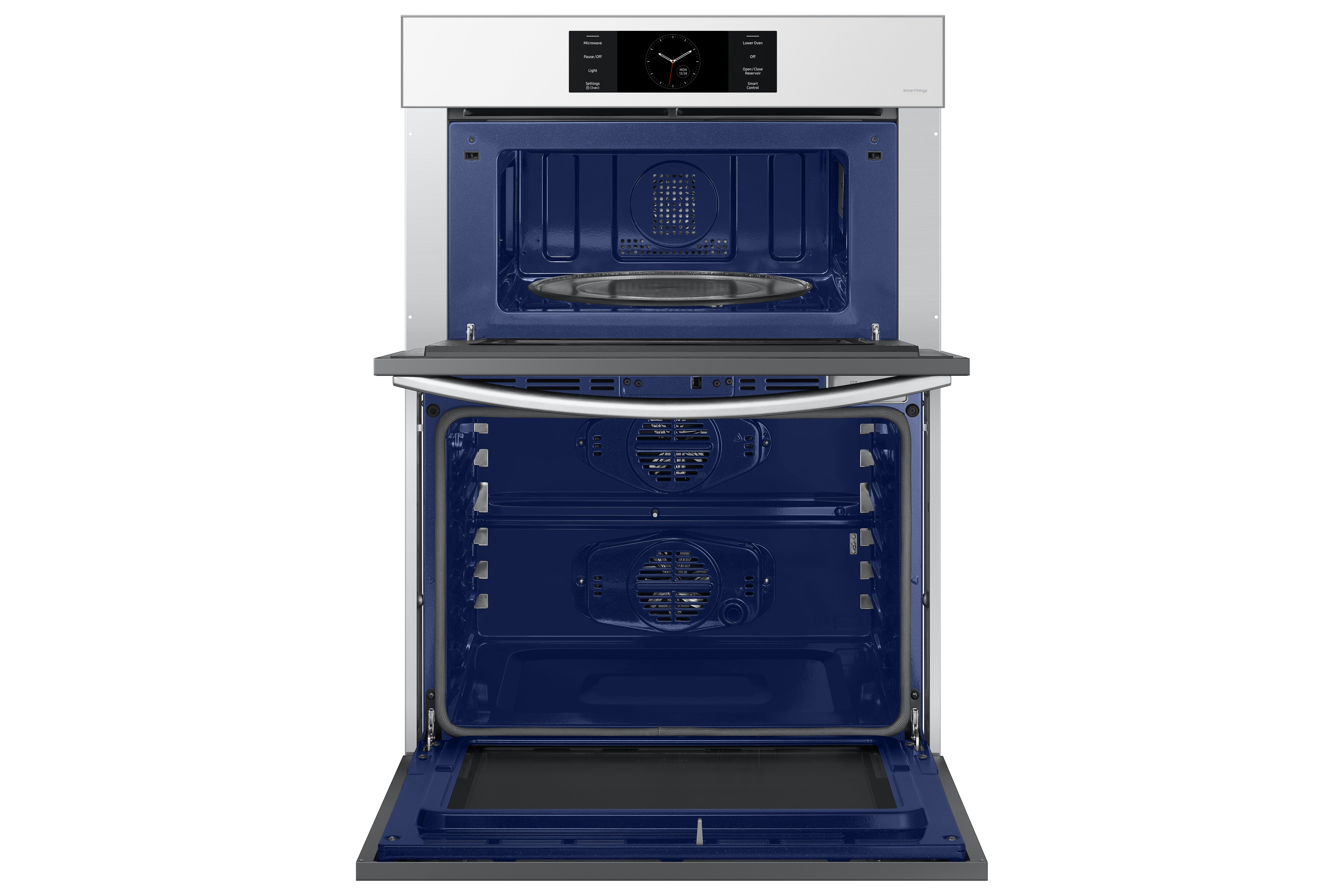 Samsung - 5.1 cu. ft Combination Wall Oven in White - NQ70CB700D12AA