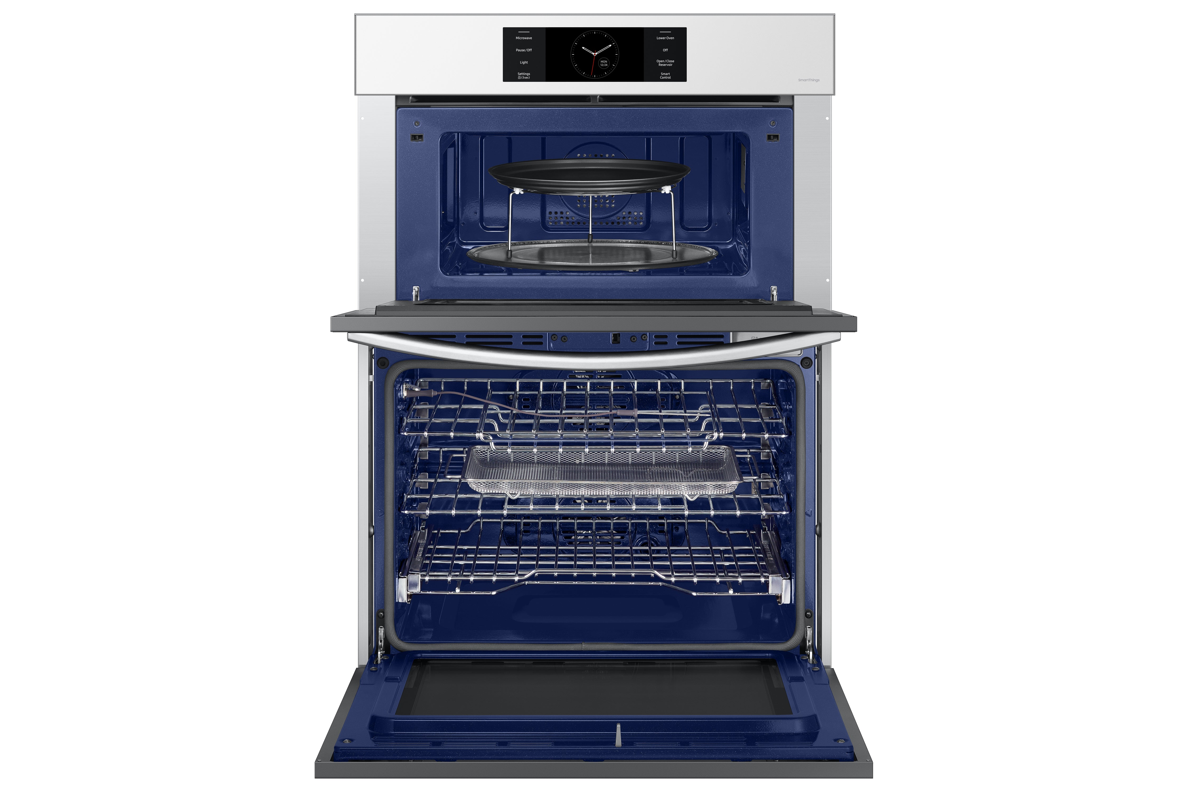 Samsung - 5.1 cu. ft Combination Wall Oven in White - NQ70CB700D12AA