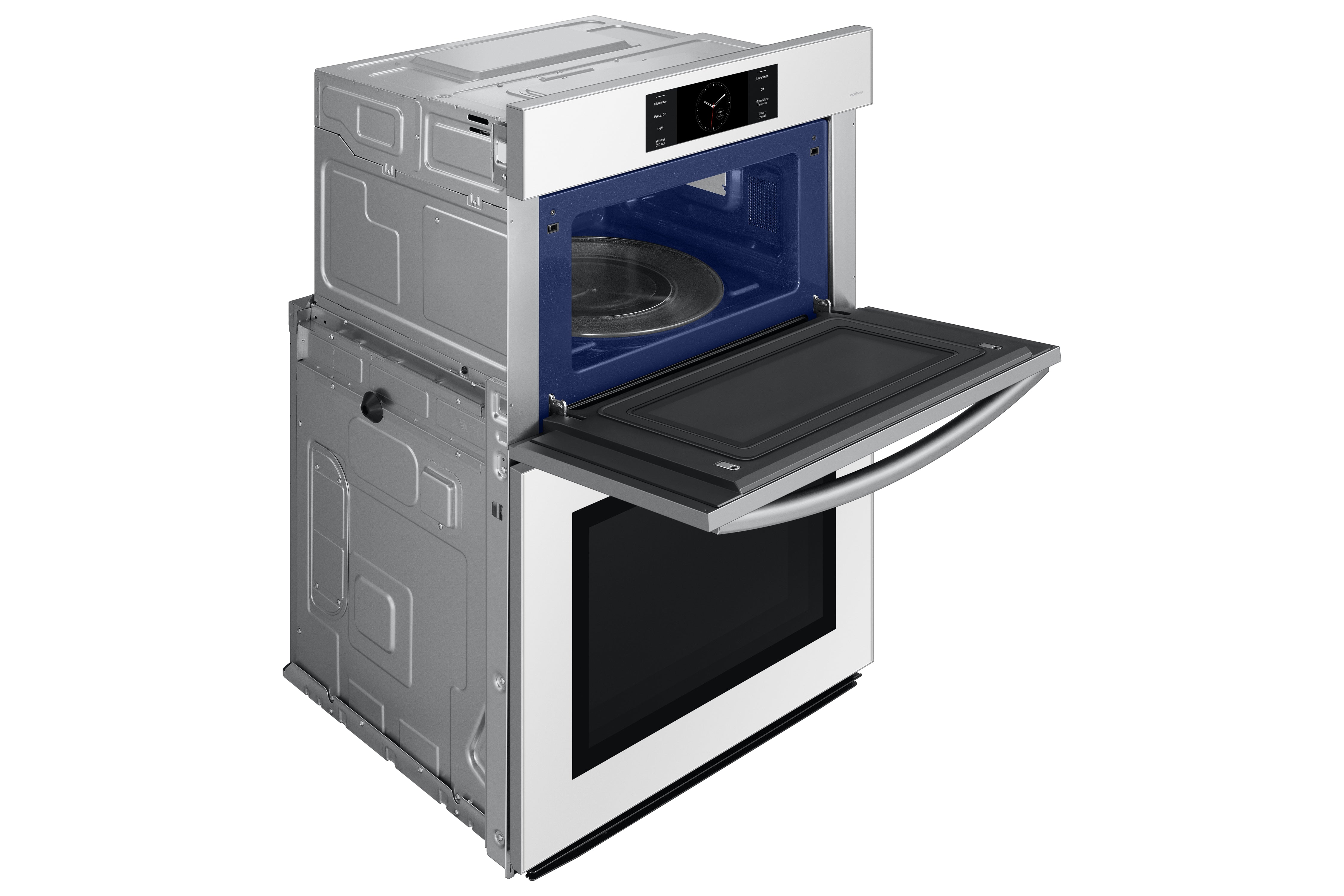 Samsung - 5.1 cu. ft Combination Wall Oven in White - NQ70CB700D12AA