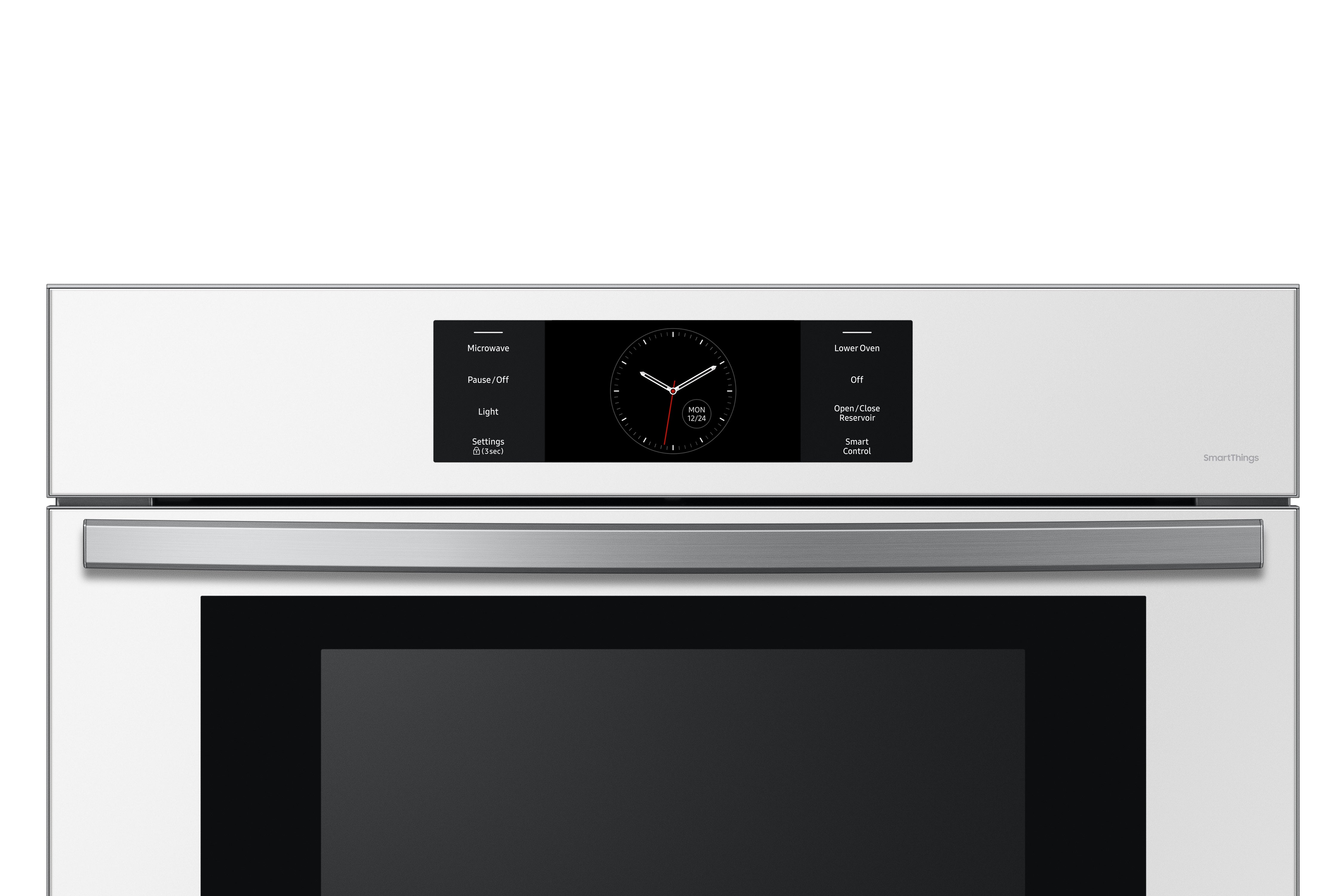 Samsung - 5.1 cu. ft Combination Wall Oven in White - NQ70CB700D12AA