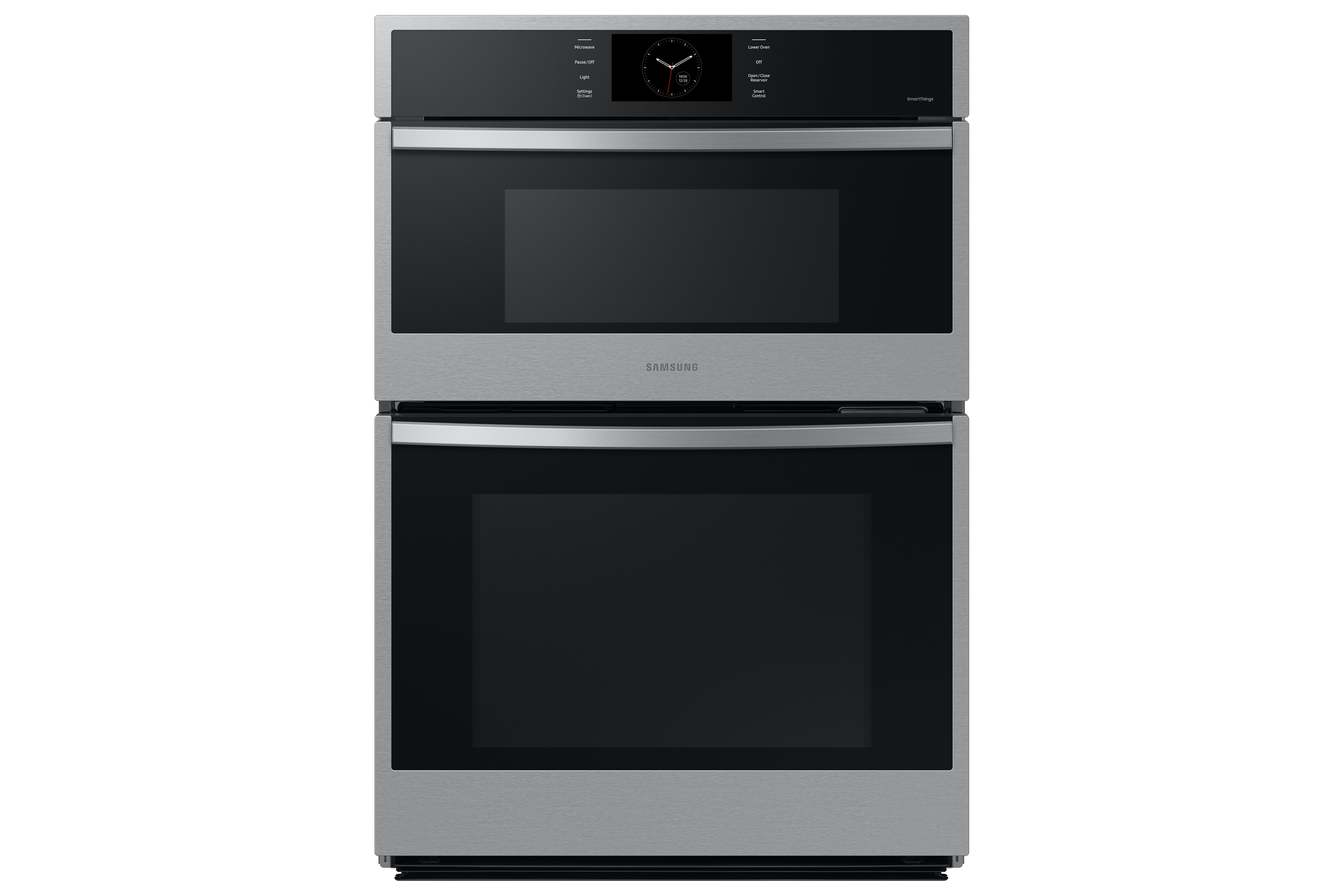 Samsung - 5.1 cu. ft Combination Wall Oven in Stainless - NQ70CG600DSRAA