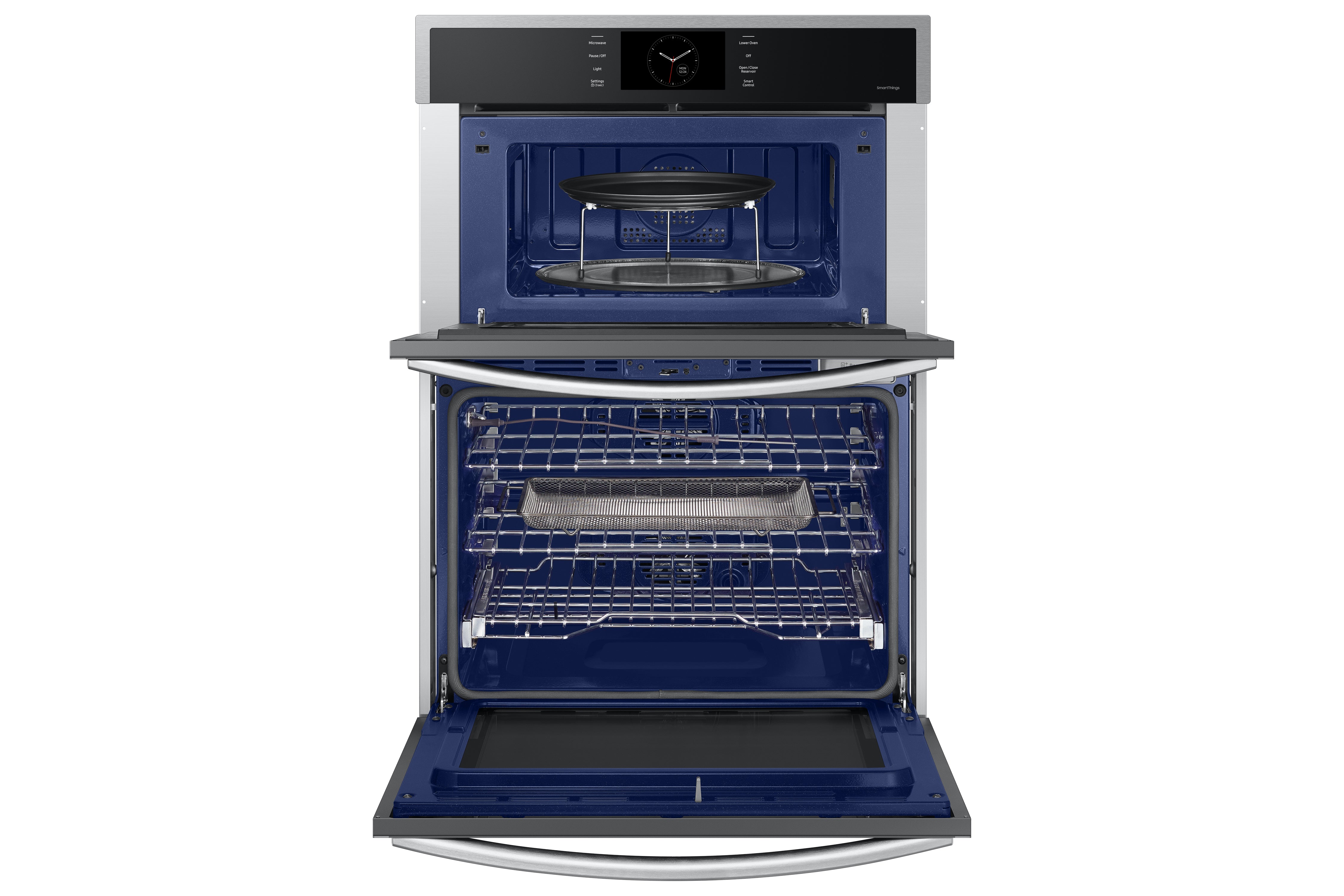 Samsung - 5.1 cu. ft Combination Wall Oven in Stainless - NQ70CG600DSRAA