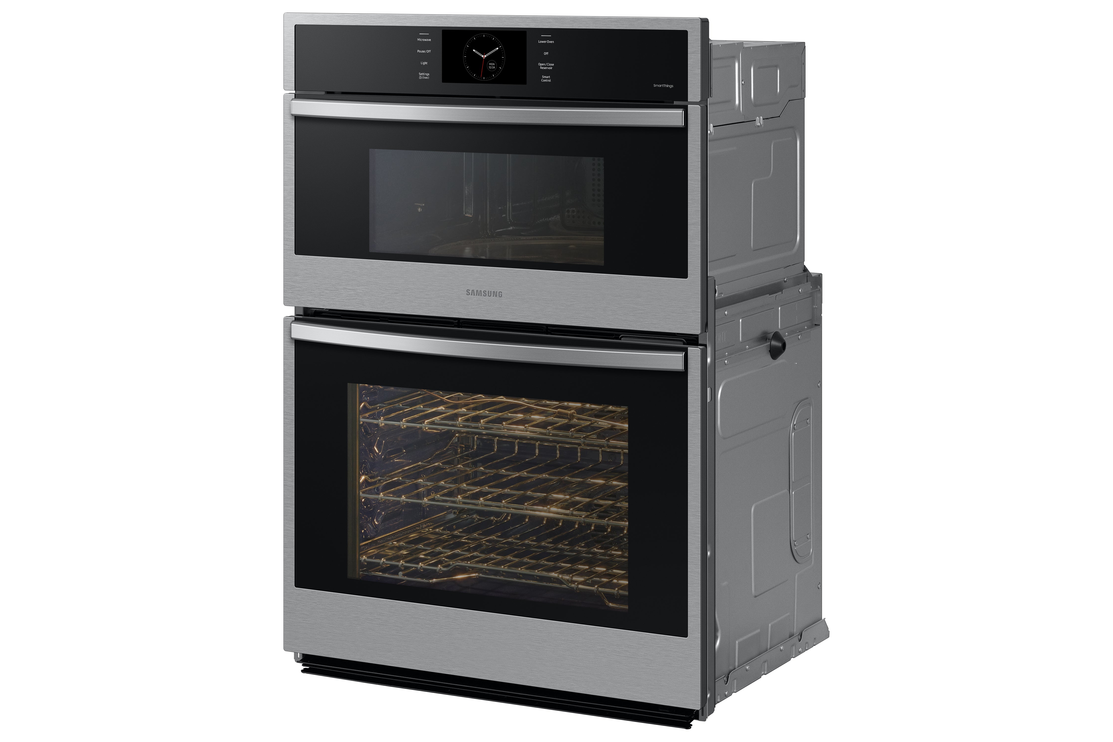Samsung - 5.1 cu. ft Combination Wall Oven in Stainless - NQ70CG600DSRAA