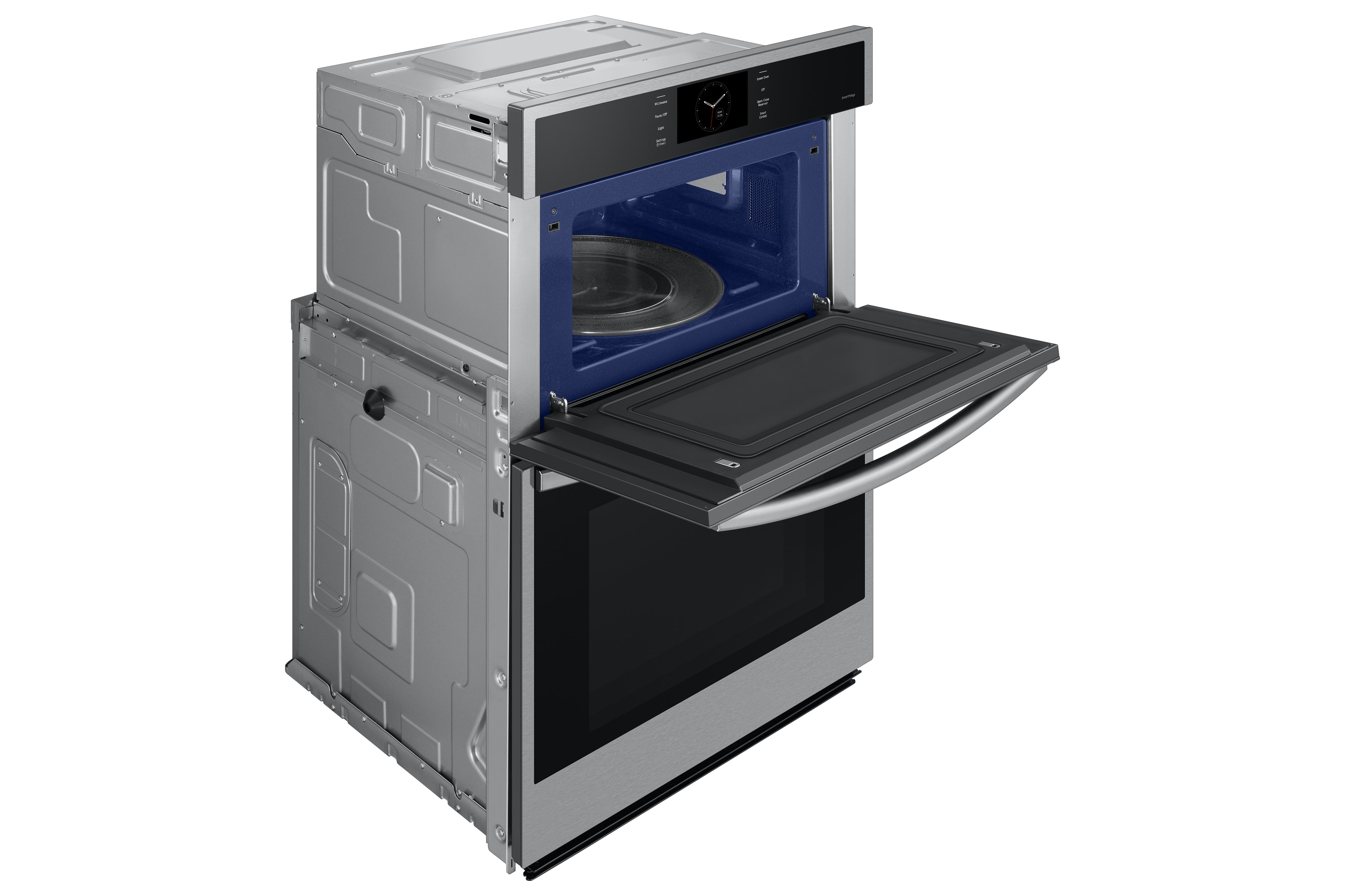 Samsung - 5.1 cu. ft Combination Wall Oven in Stainless - NQ70CG600DSRAA