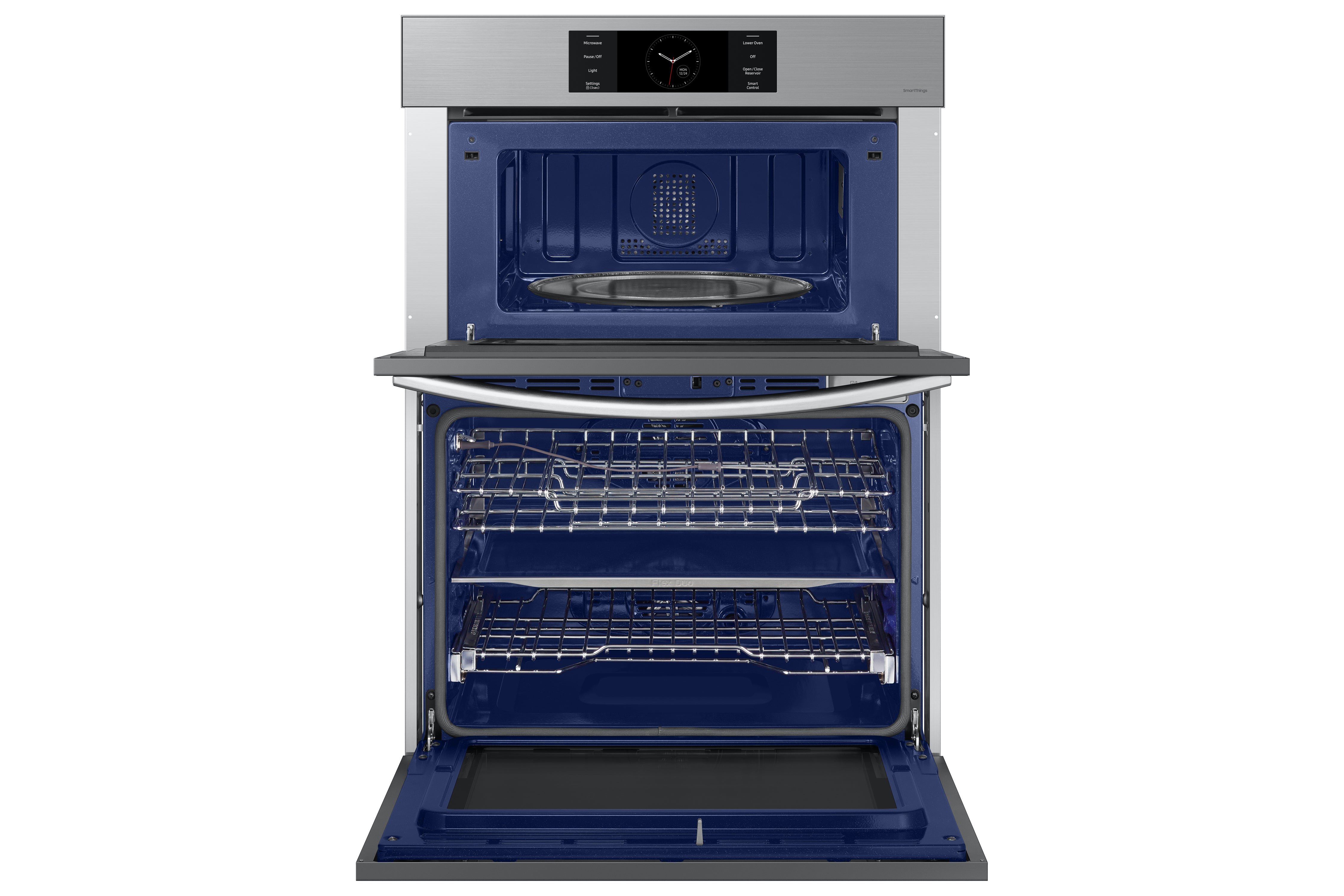 Samsung - 5.1 cu. ft Combination Wall Oven in Stainless - NQ70CG700DSRAA