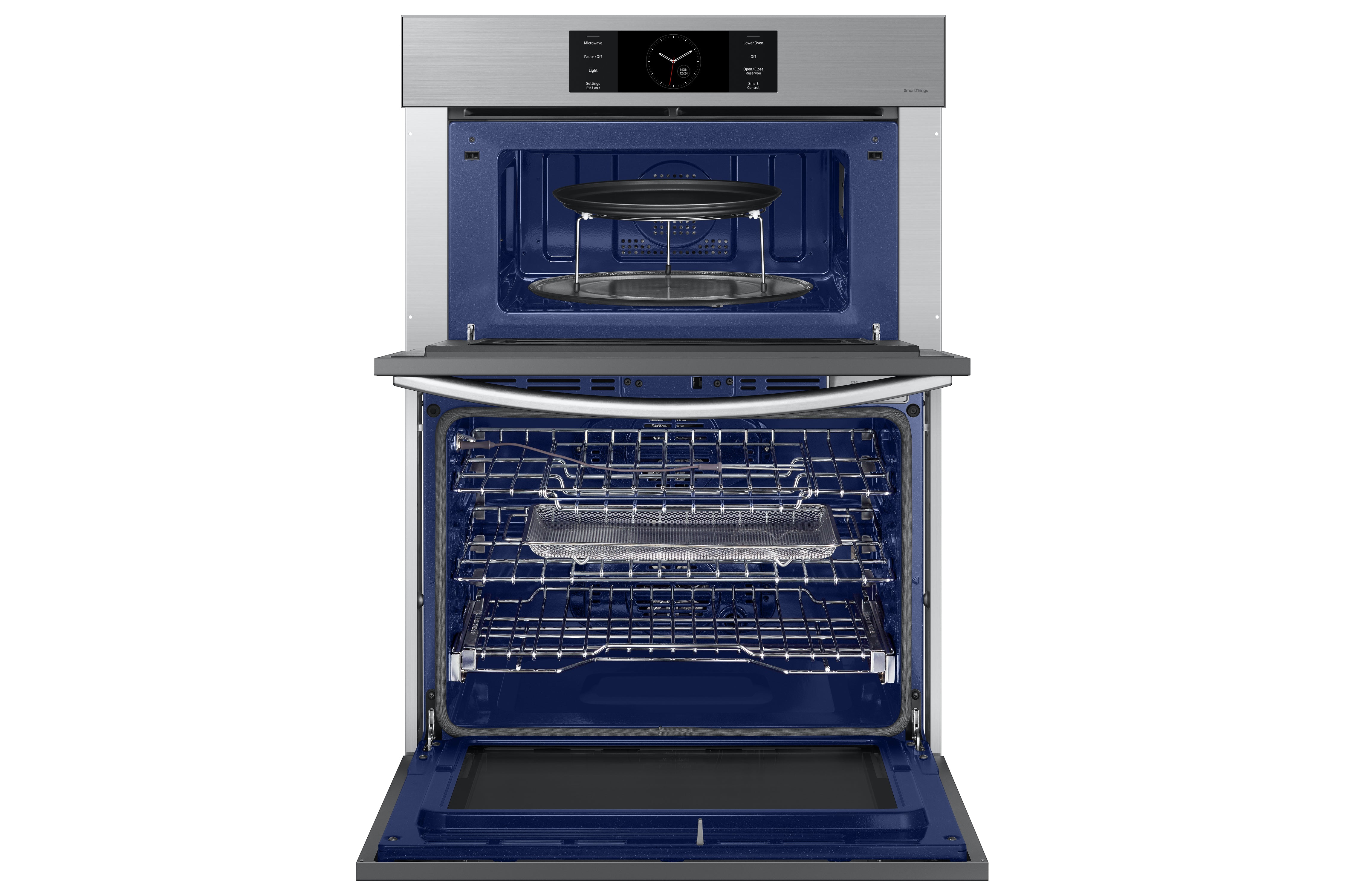 Samsung - 5.1 cu. ft Combination Wall Oven in Stainless - NQ70CG700DSRAA