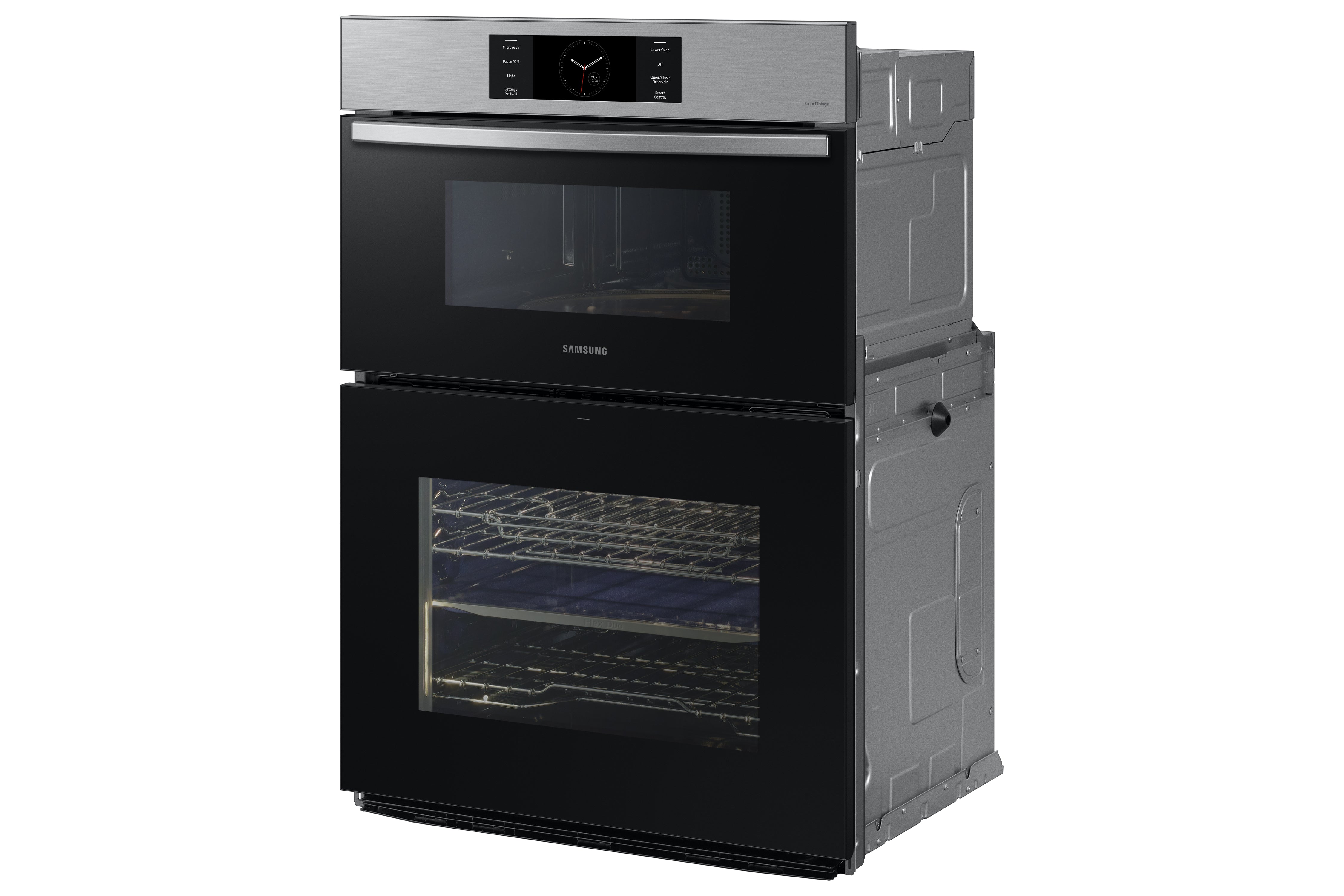 Samsung - 5.1 cu. ft Combination Wall Oven in Stainless - NQ70CG700DSRAA