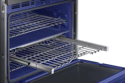 Samsung - 7.0 cu. ft Combination Wall Oven in Black stainless - NQ70M7770DG