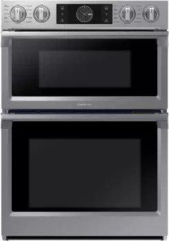 Samsung - 7.1 cu. ft Combination Wall Oven in Stainless - NQ70M7770DS