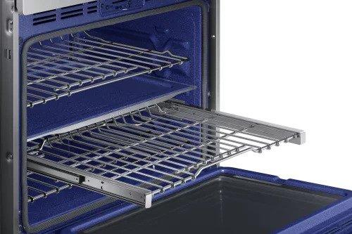 Samsung - 7.1 cu. ft Combination Wall Oven in Stainless - NQ70M7770DS