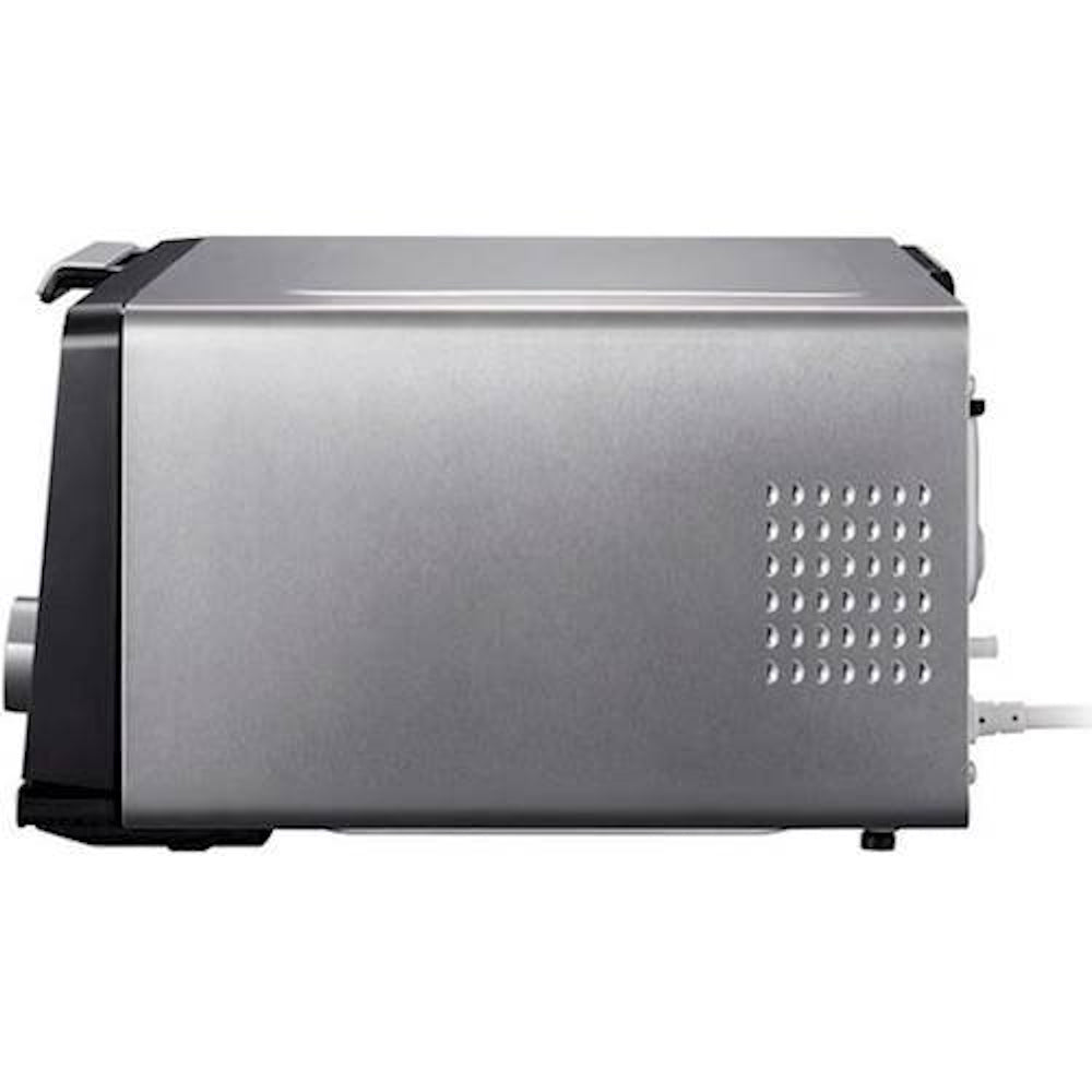 Panasonic - 0.5 cu. Ft Countertop Microwave in Black Stainless - NUHX100S