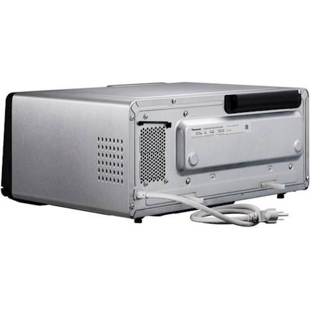 Panasonic - 0.5 cu. Ft Countertop Microwave in Black Stainless - NUHX100S