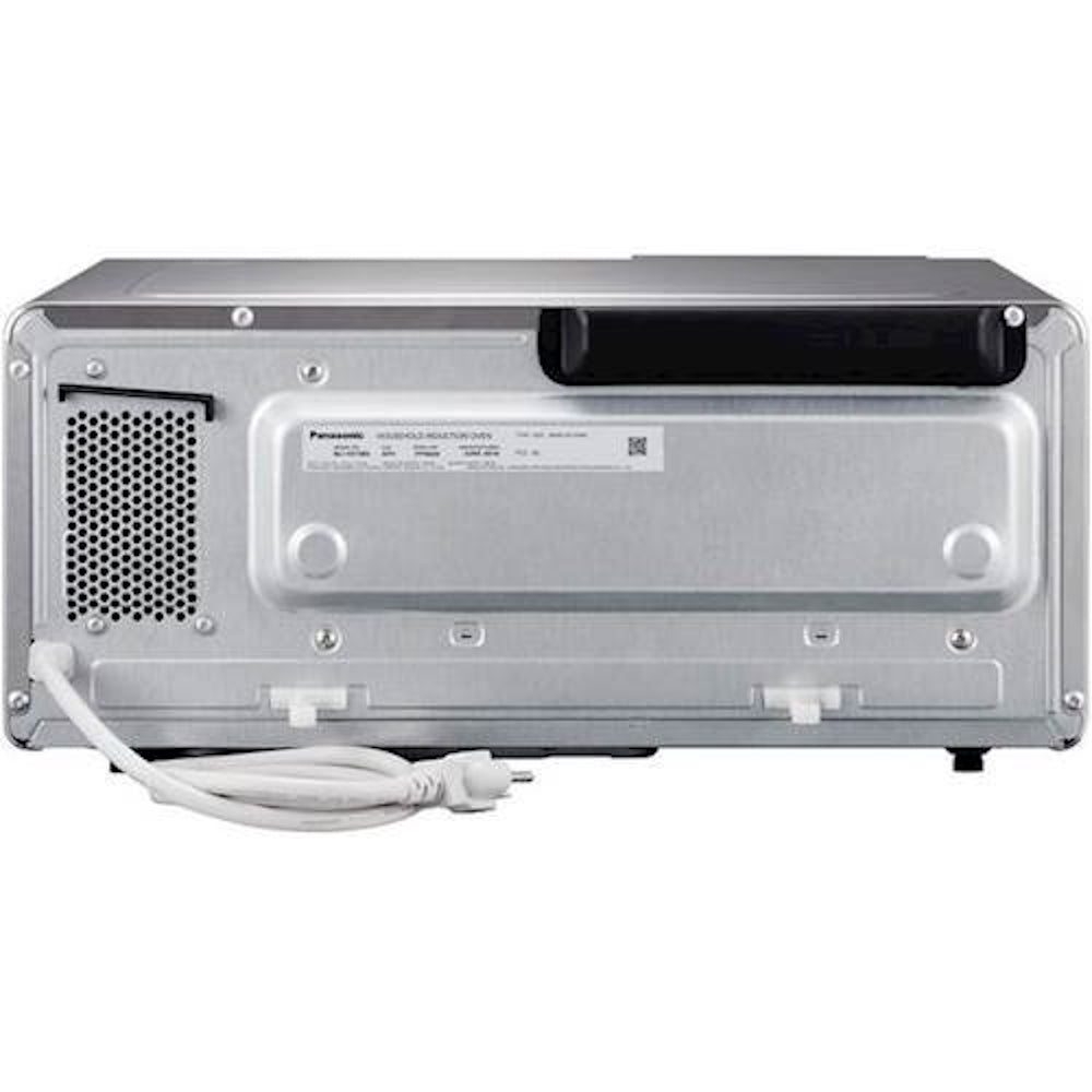 Panasonic - 0.5 cu. Ft Countertop Microwave in Black Stainless - NUHX100S