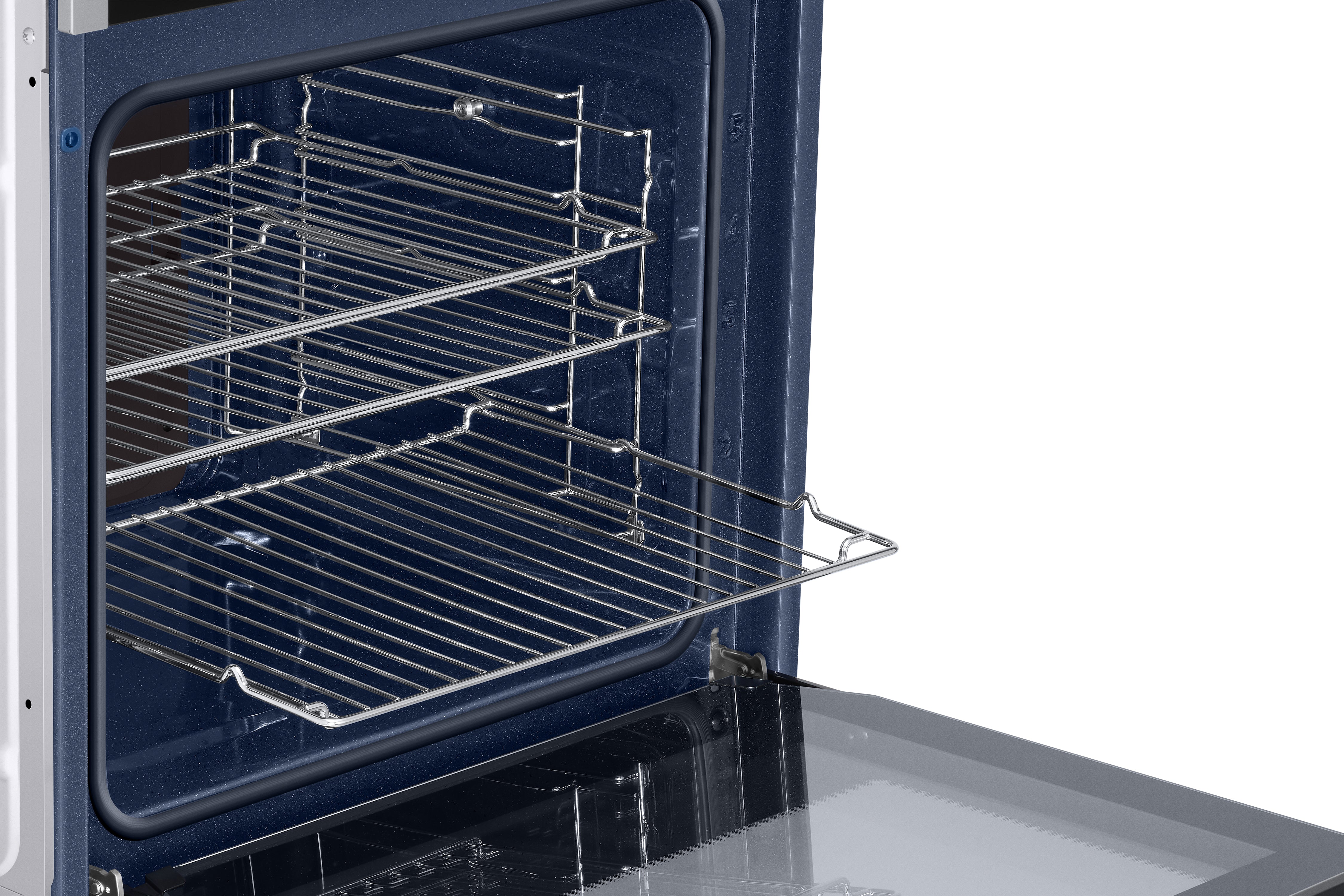 Samsung - 3.1 cu. ft Single Wall Oven in Stainless - NV31T4551SS