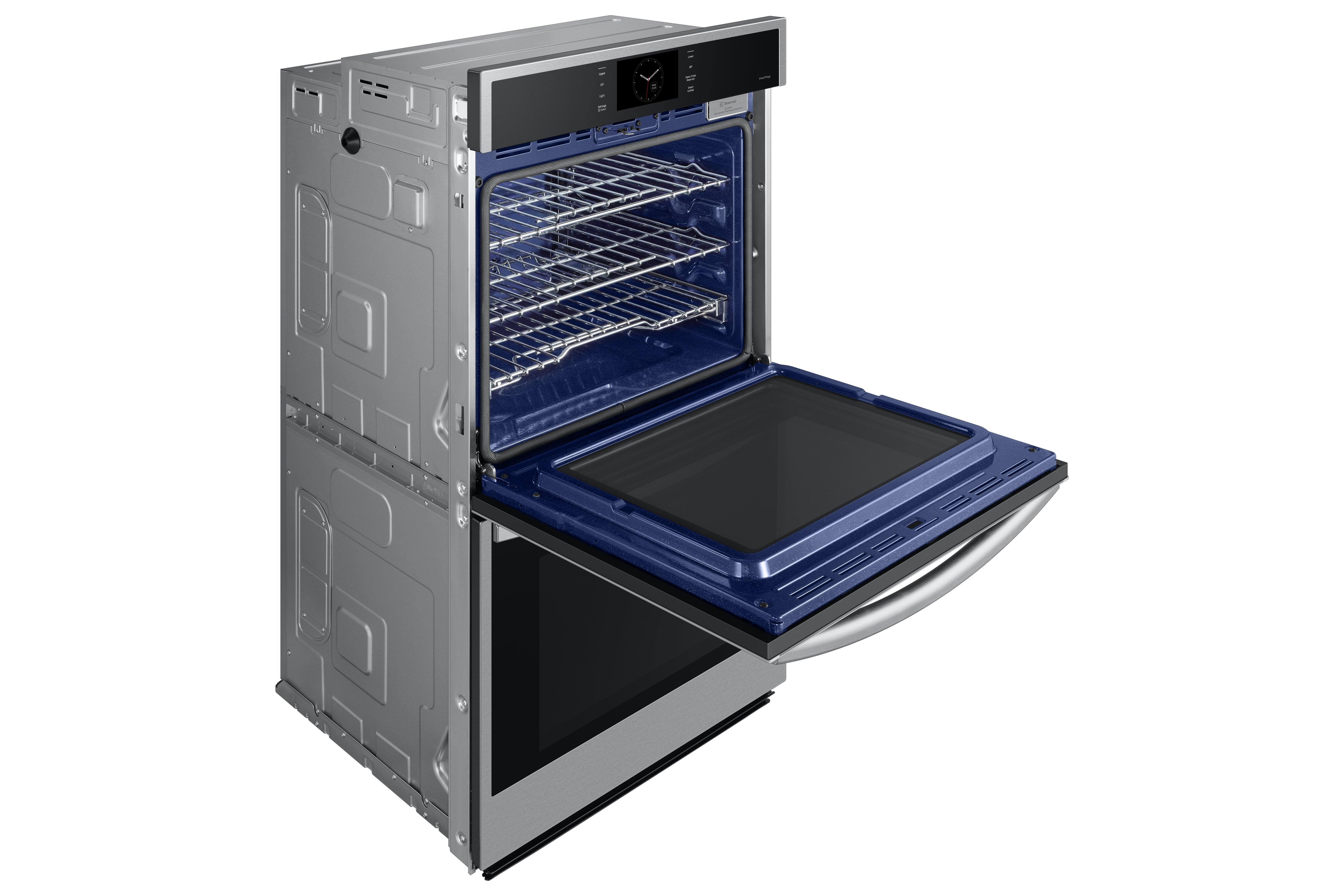 Samsung - 5.1 cu. ft Double Wall Oven in Silver - NV51CG600DSRAA