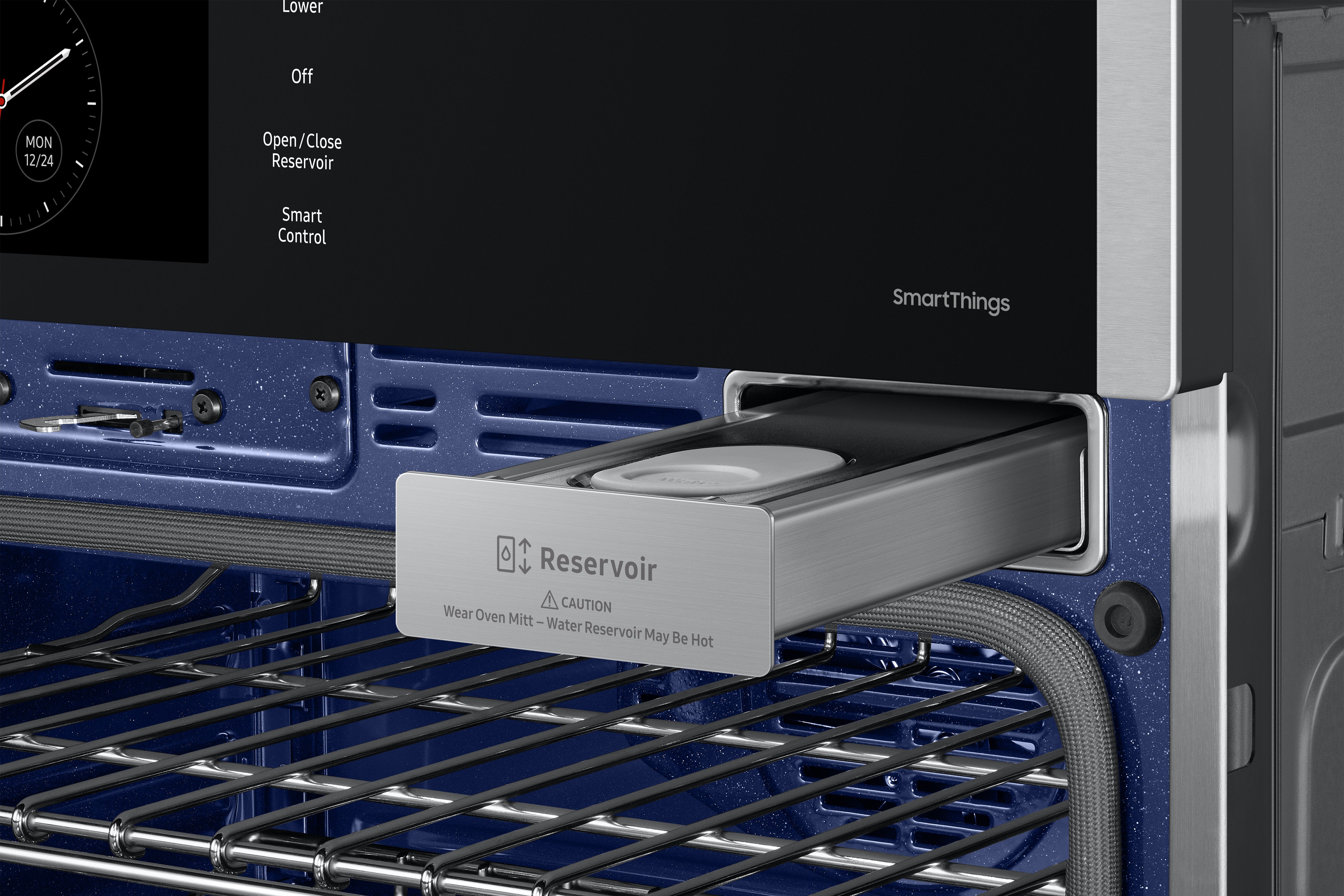 Samsung - 5.1 cu. ft Double Wall Oven in Silver - NV51CG600DSRAA