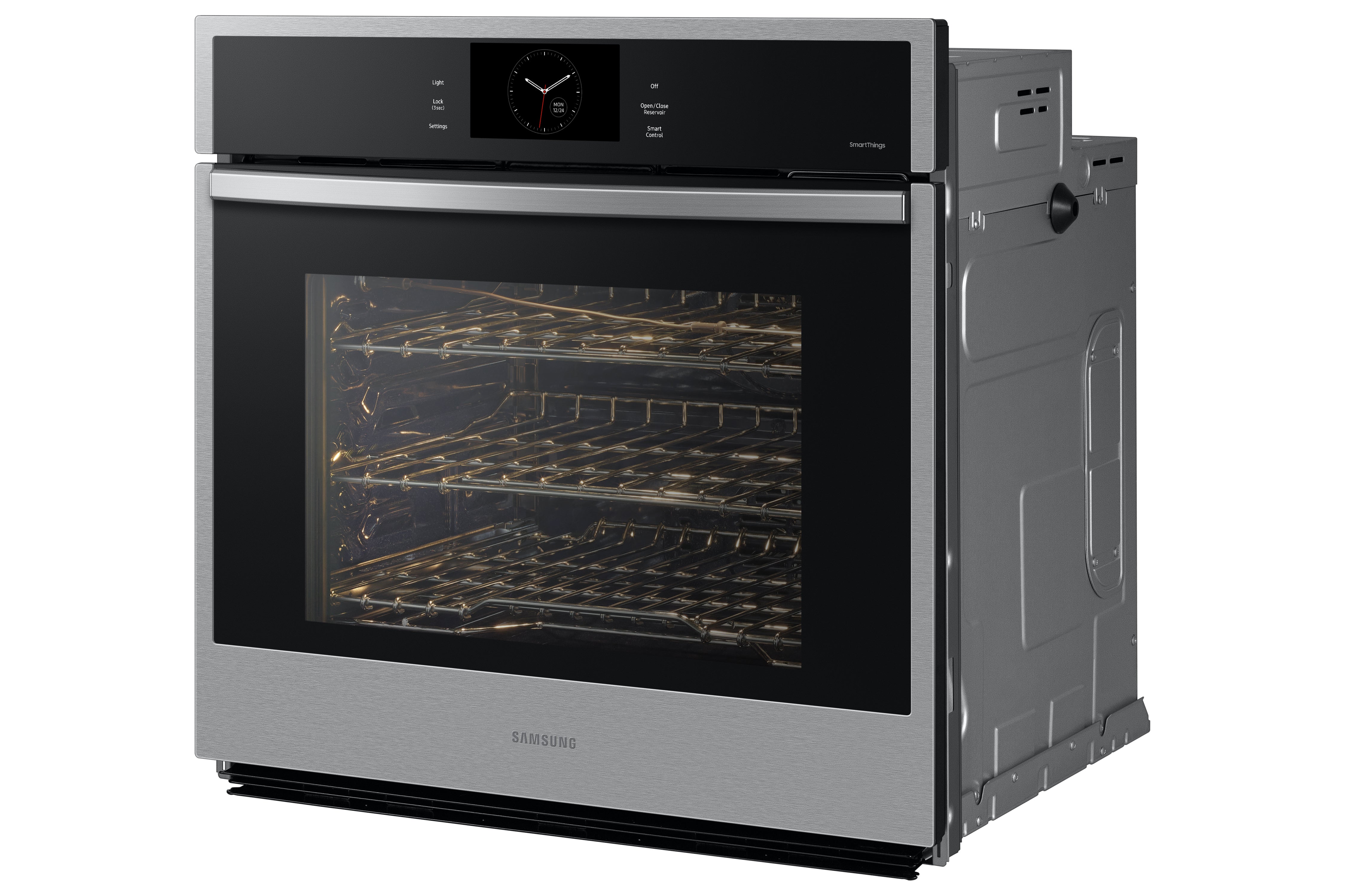 Samsung - 5.1 cu. ft Single Wall Oven in Stainless - NV51CG600SSRAA