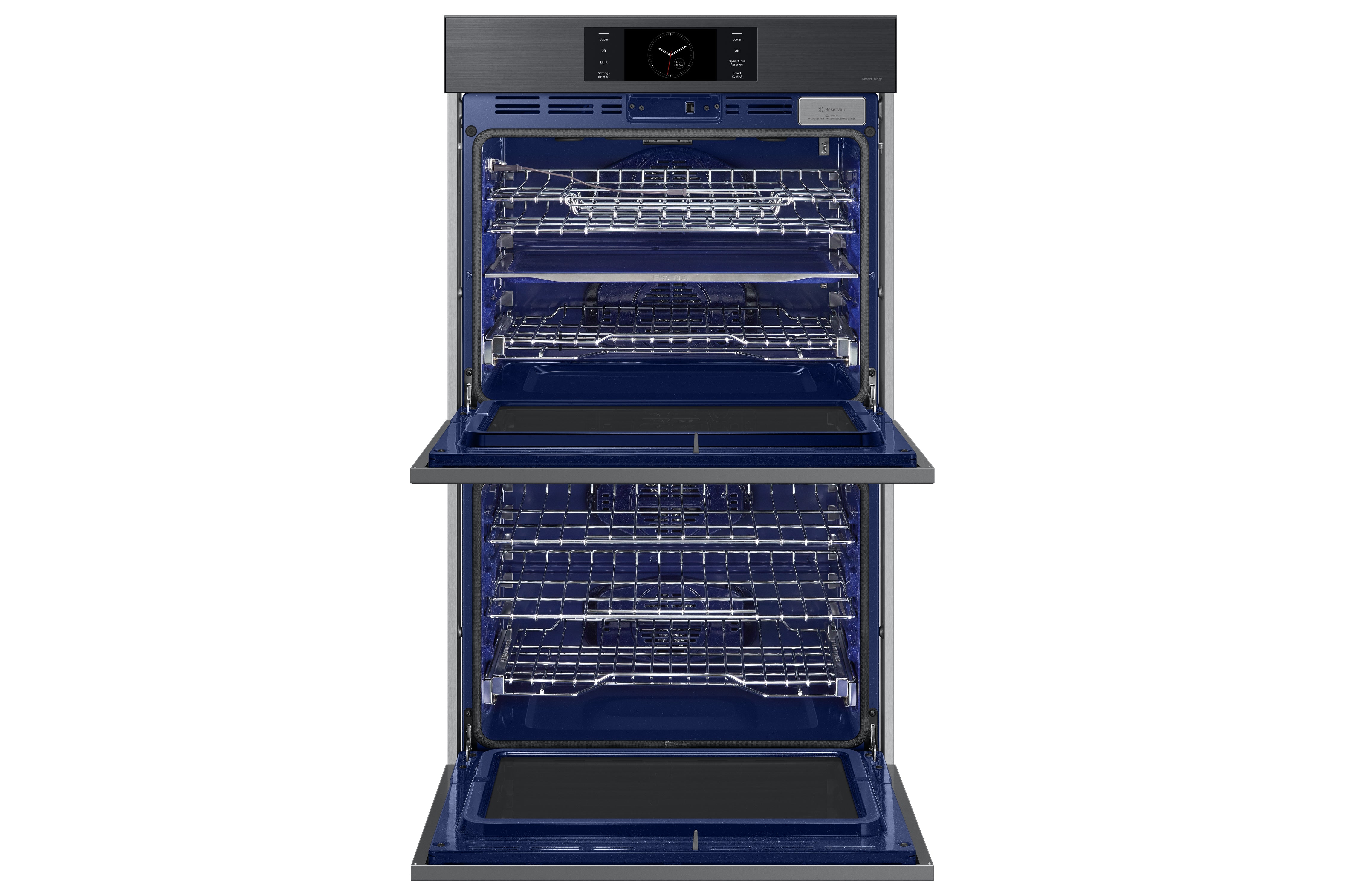 Samsung - 5.1 cu. ft Double Wall Oven in Black - NV51CG700DMTAA