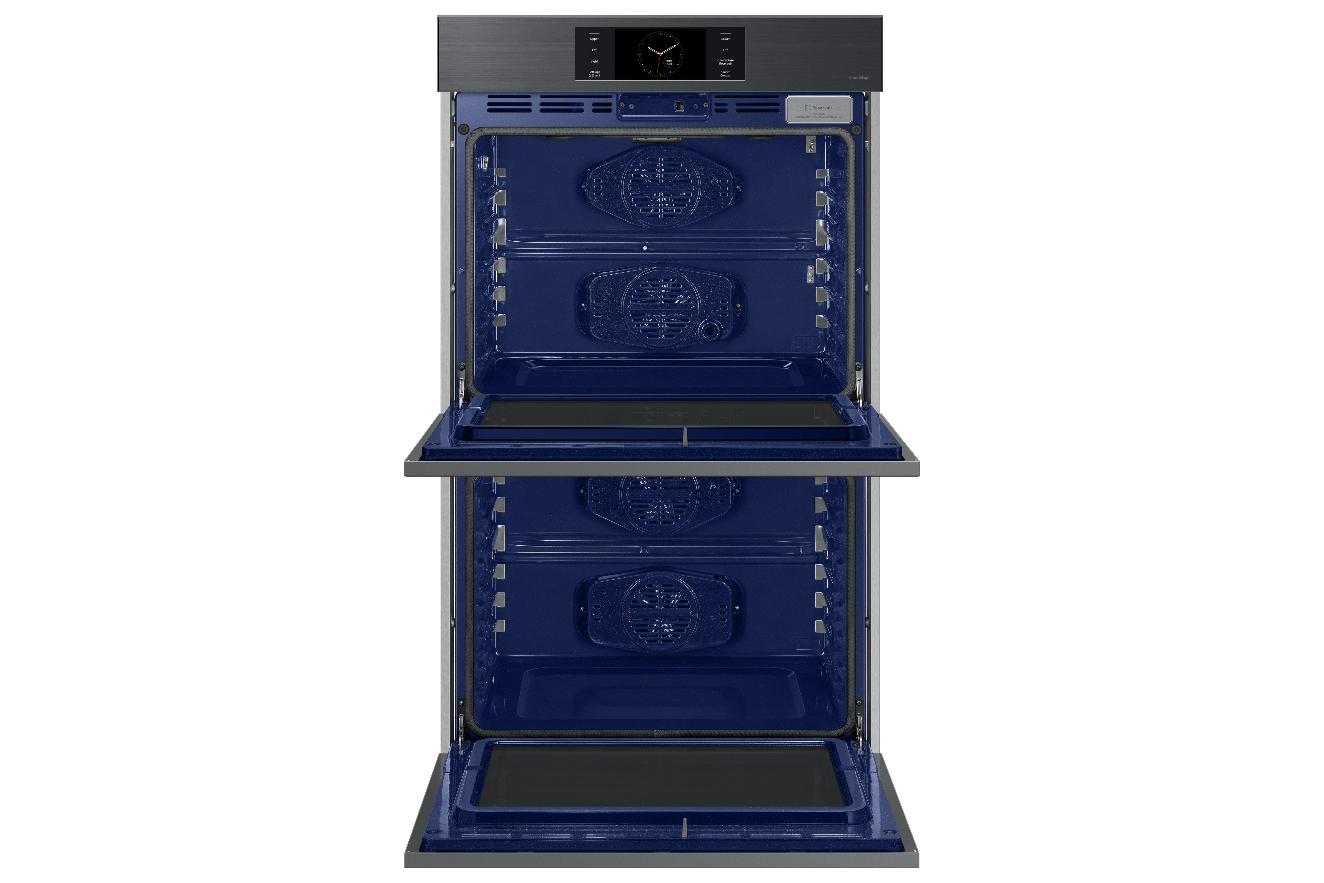 Samsung - 5.1 cu. ft Double Wall Oven in Black - NV51CG700DMTAA