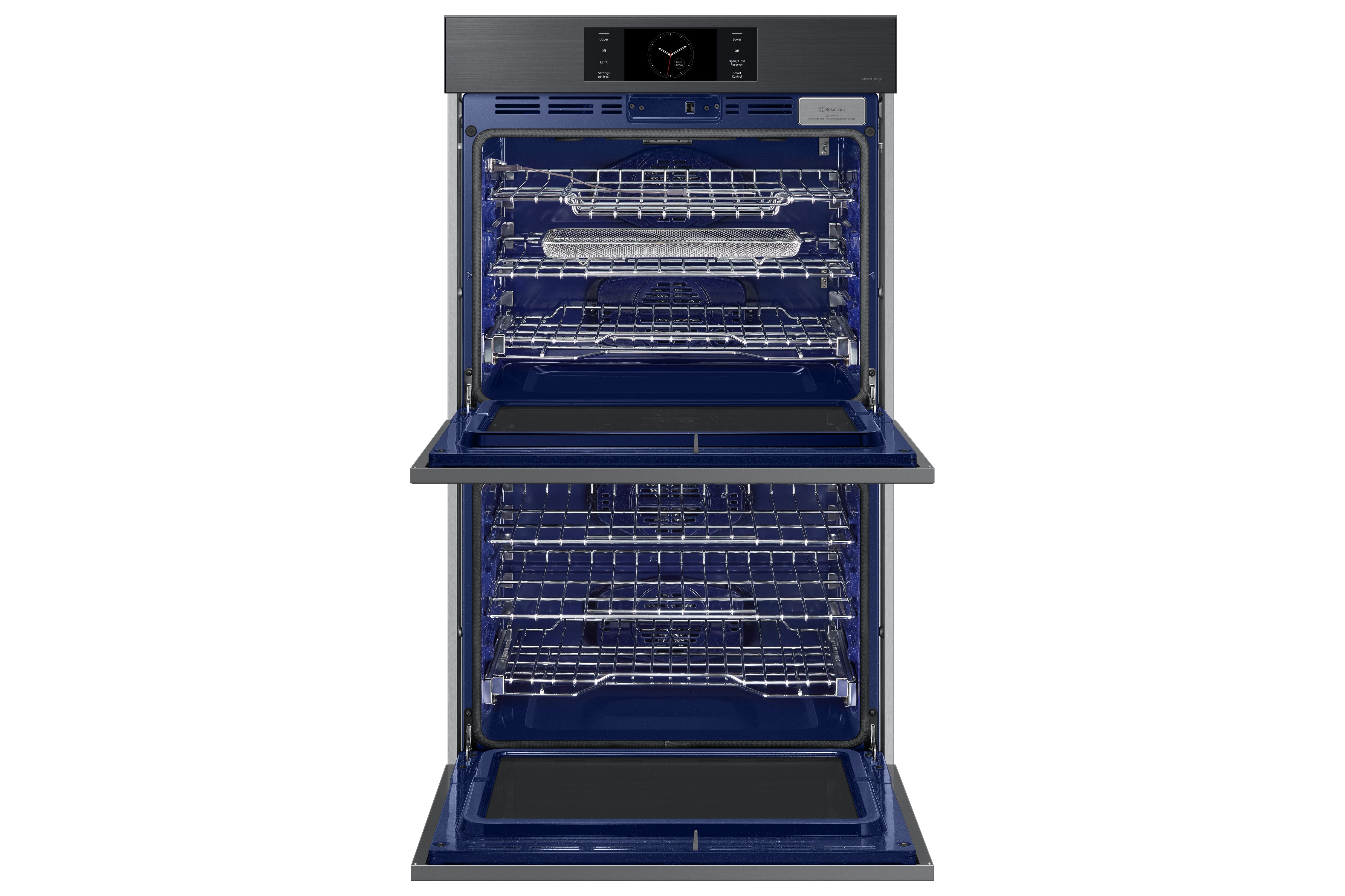 Samsung - 5.1 cu. ft Double Wall Oven in Black - NV51CG700DMTAA