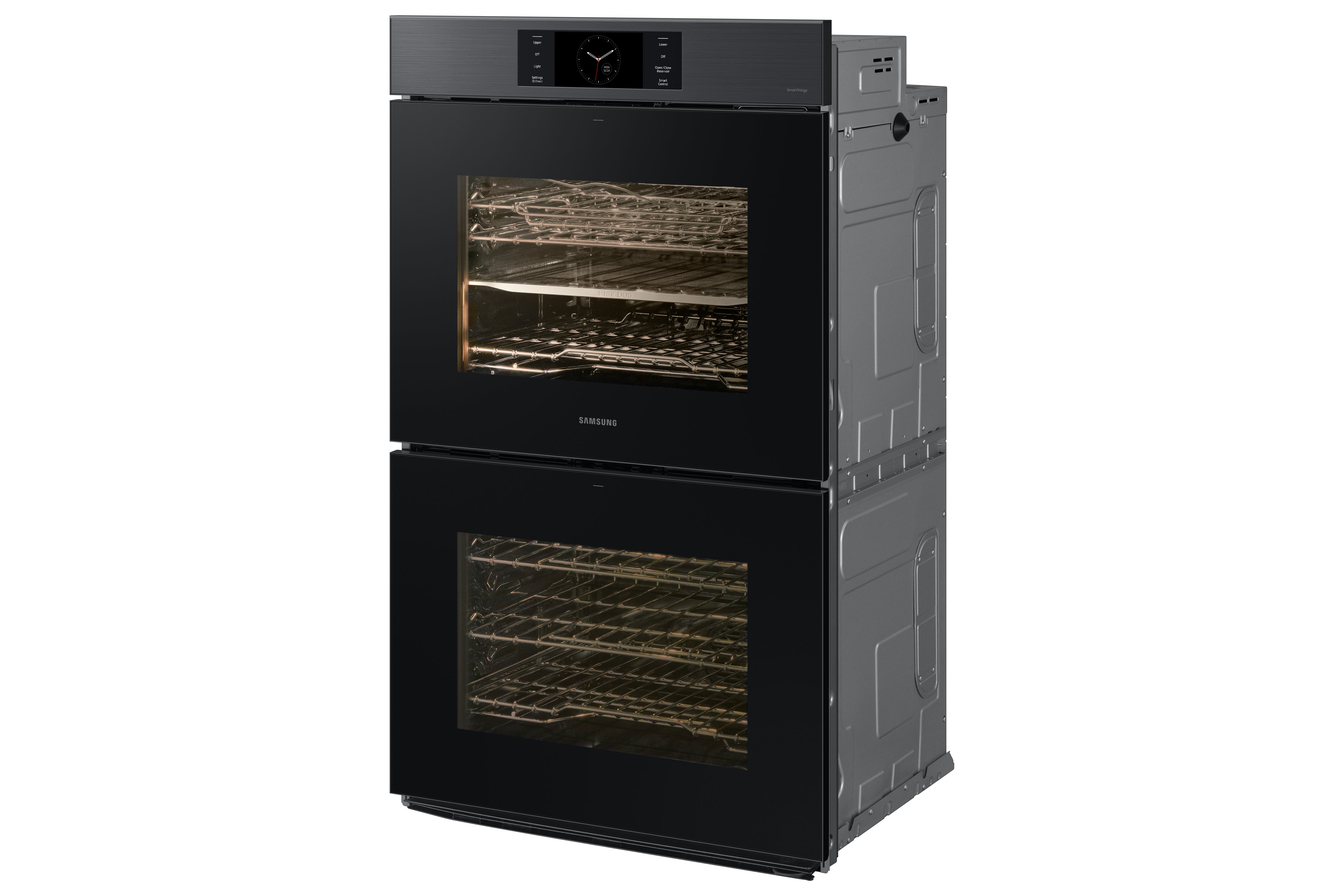 Samsung - 5.1 cu. ft Double Wall Oven in Black - NV51CG700DMTAA