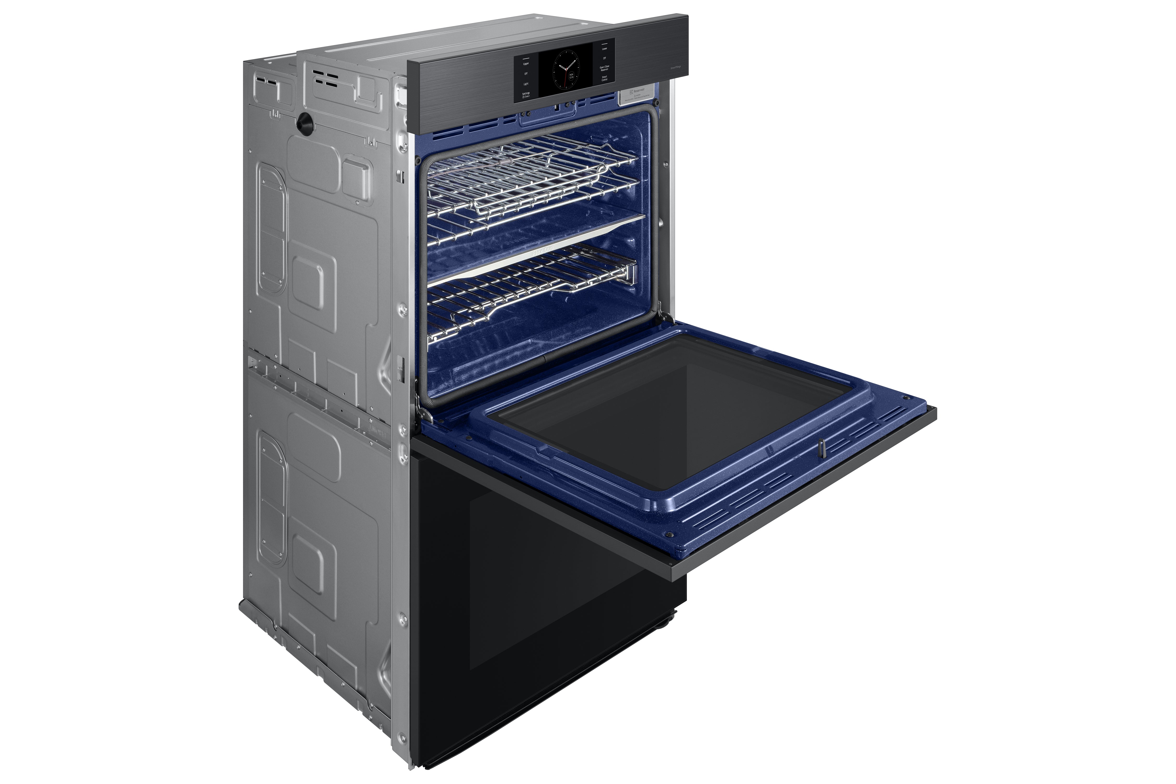 Samsung - 5.1 cu. ft Double Wall Oven in Black - NV51CG700DMTAA