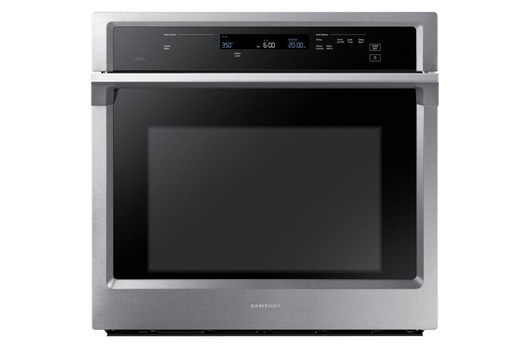 Samsung - 5.1 cu. ft Single Wall Oven in Stainless - NV51K6650SS