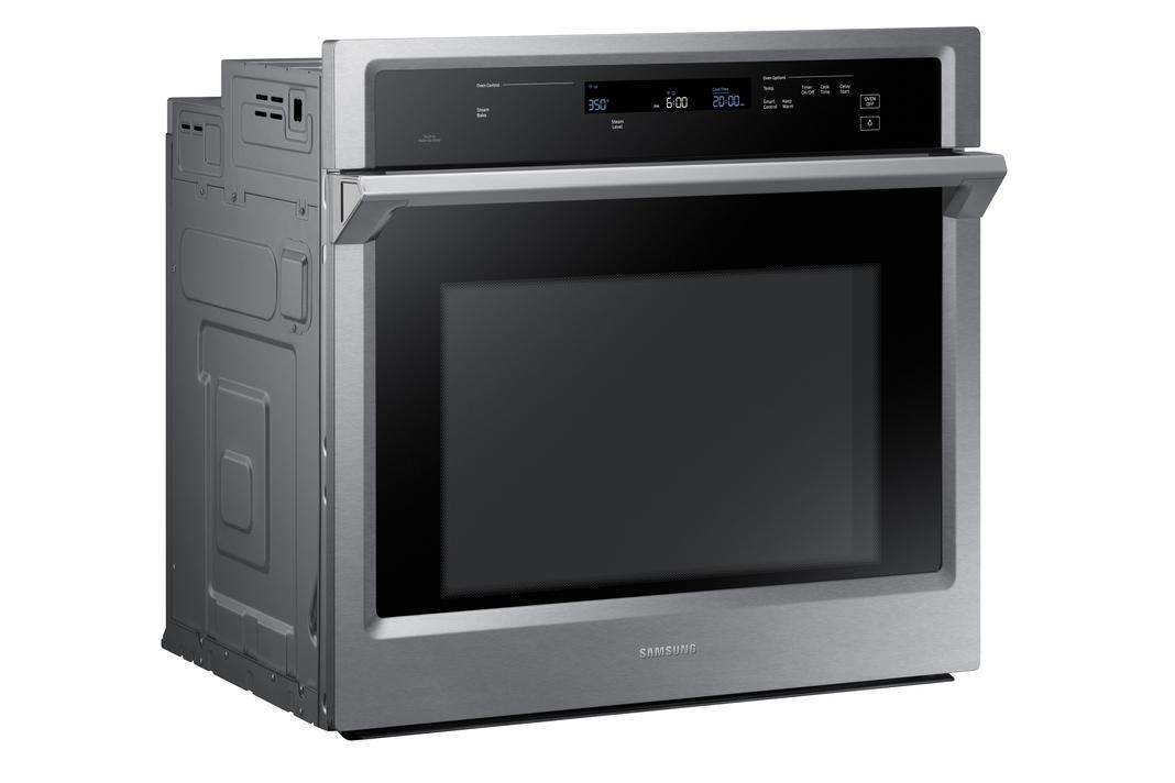 Samsung - 5.1 cu. ft Single Wall Oven in Stainless - NV51K6650SS