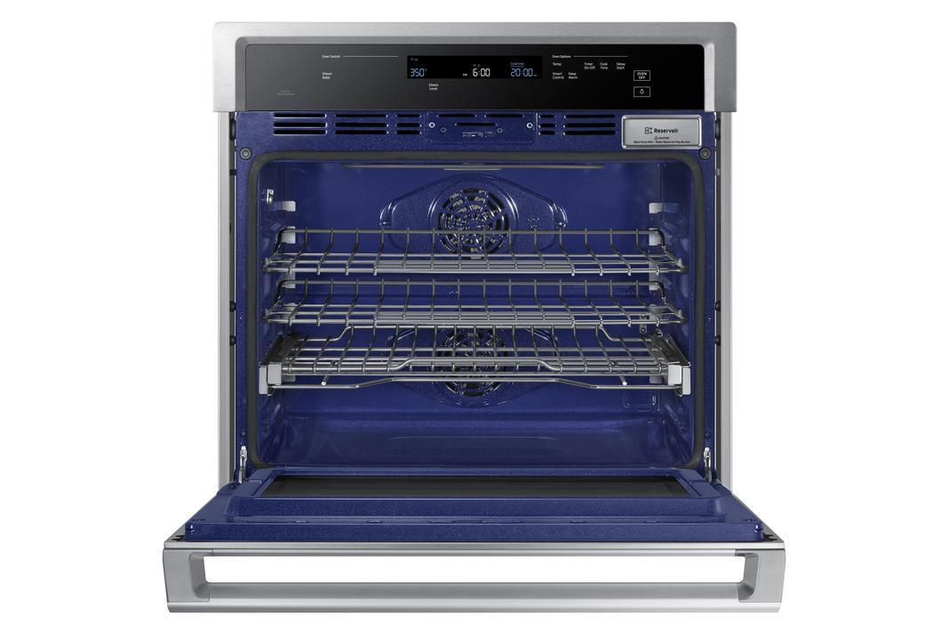 Samsung - 5.1 cu. ft Single Wall Oven in Stainless - NV51K6650SS