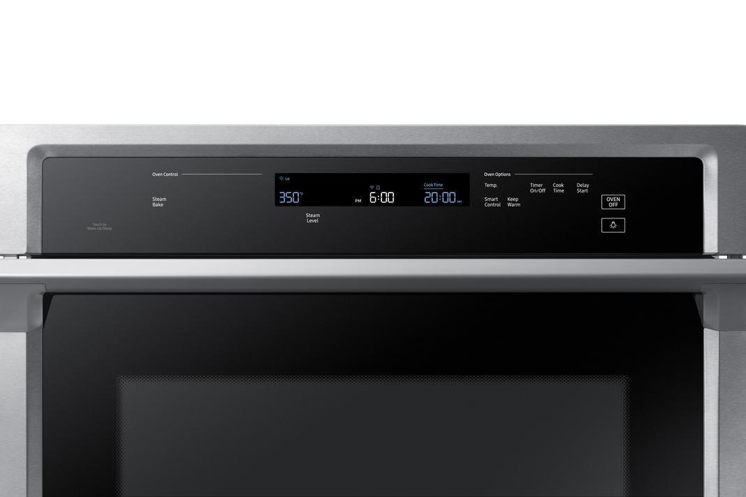 Samsung - 5.1 cu. ft Single Wall Oven in Stainless - NV51K6650SS