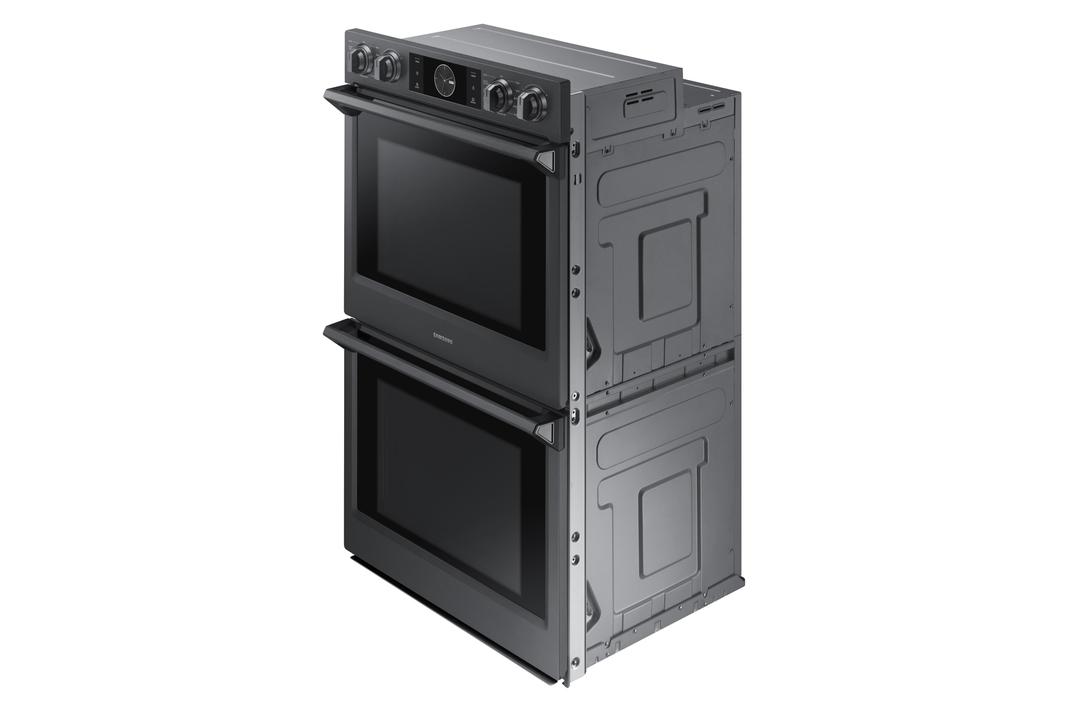 Samsung - 10.2 cu. ft Double Wall Oven in Black Stainless - NV51K7770DG