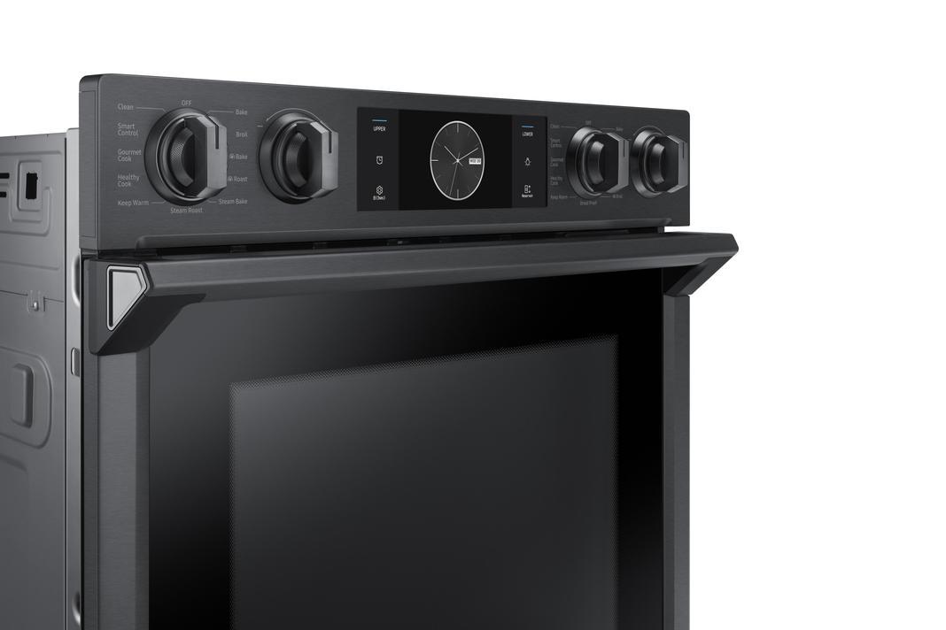 Samsung - 10.2 cu. ft Double Wall Oven in Black Stainless - NV51K7770DG